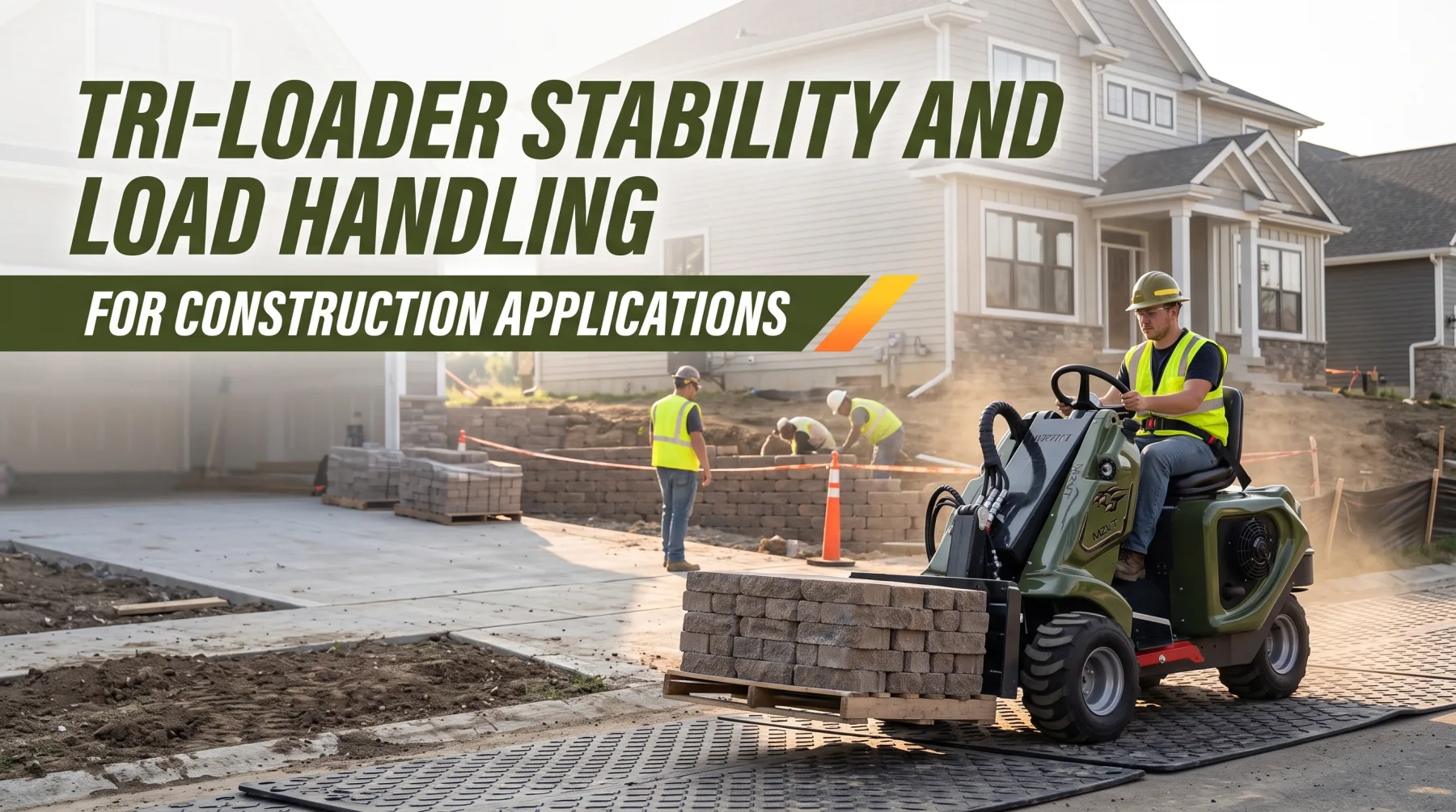 Tri-loader stability, lift capacity, and load handling