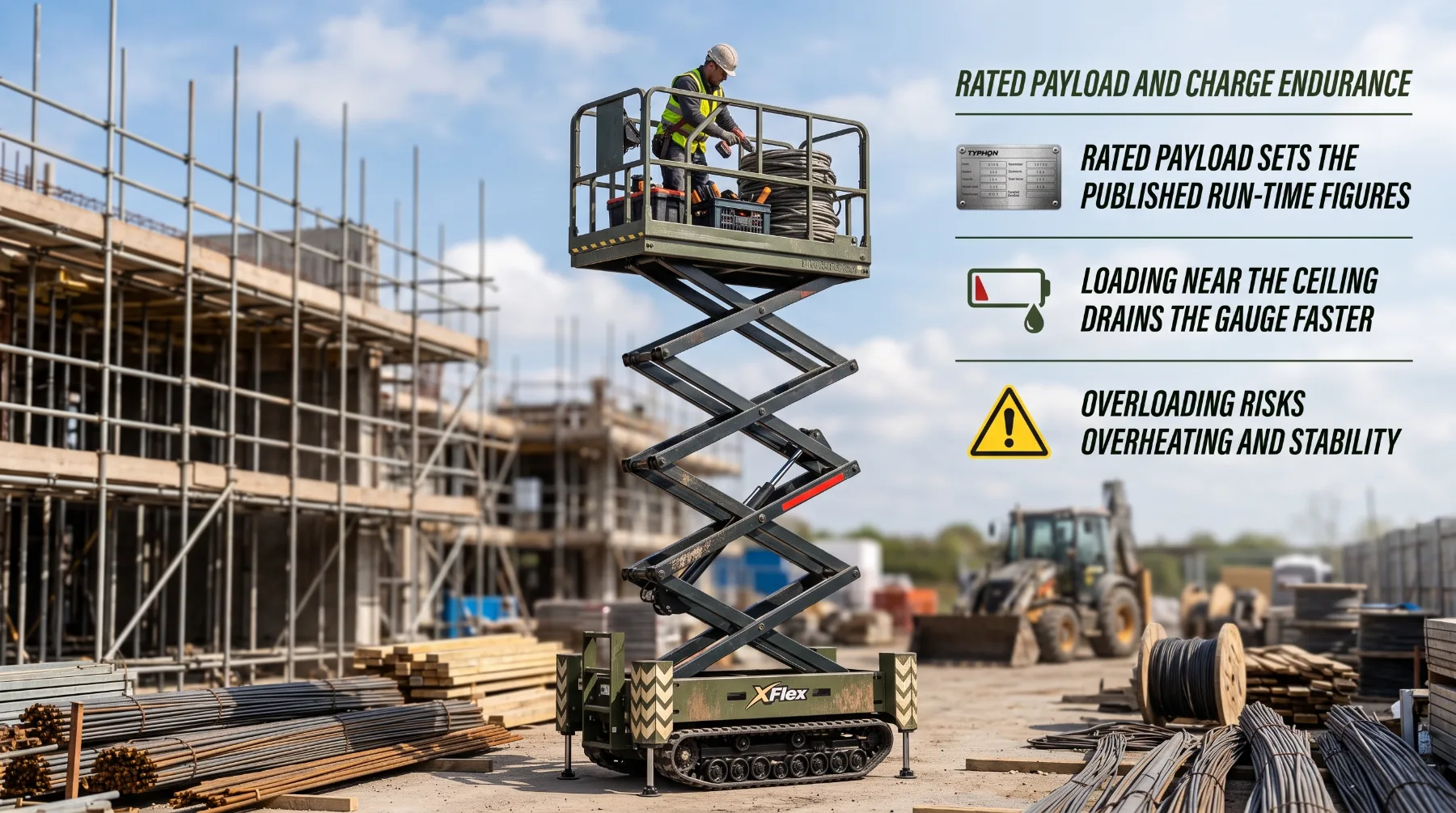 Electric scissor lift