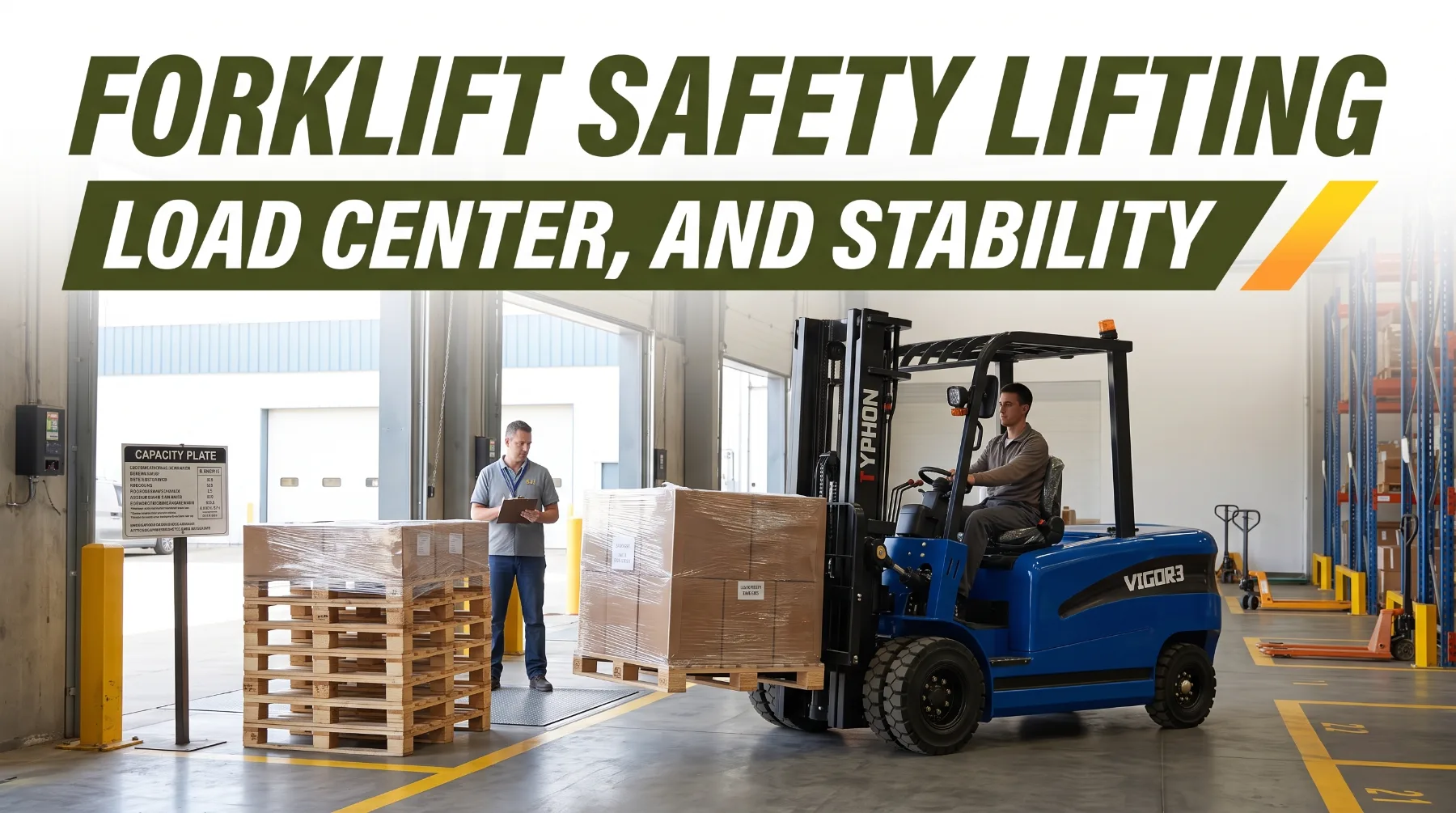 Forklift safety lifting and stability