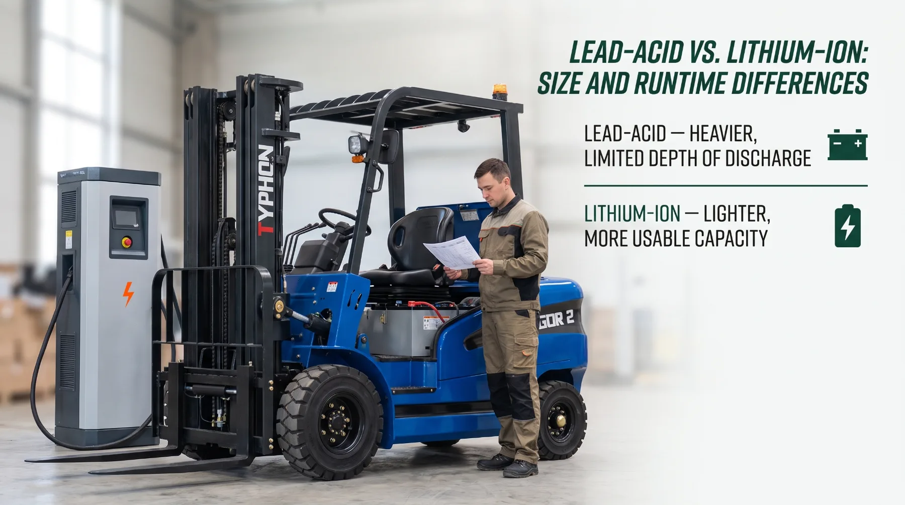 Forklift battery
