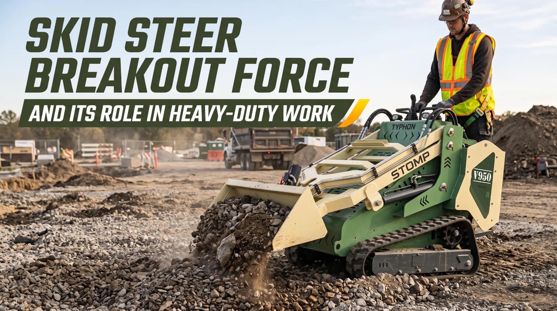 Skid steer breakout force and heavy-duty work