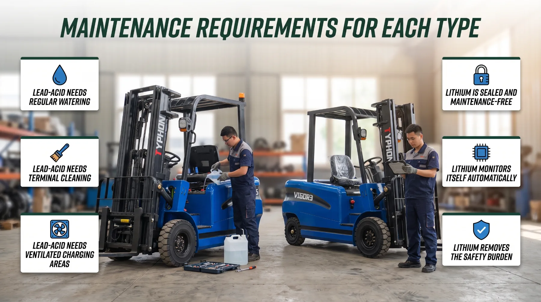 Forklift battery