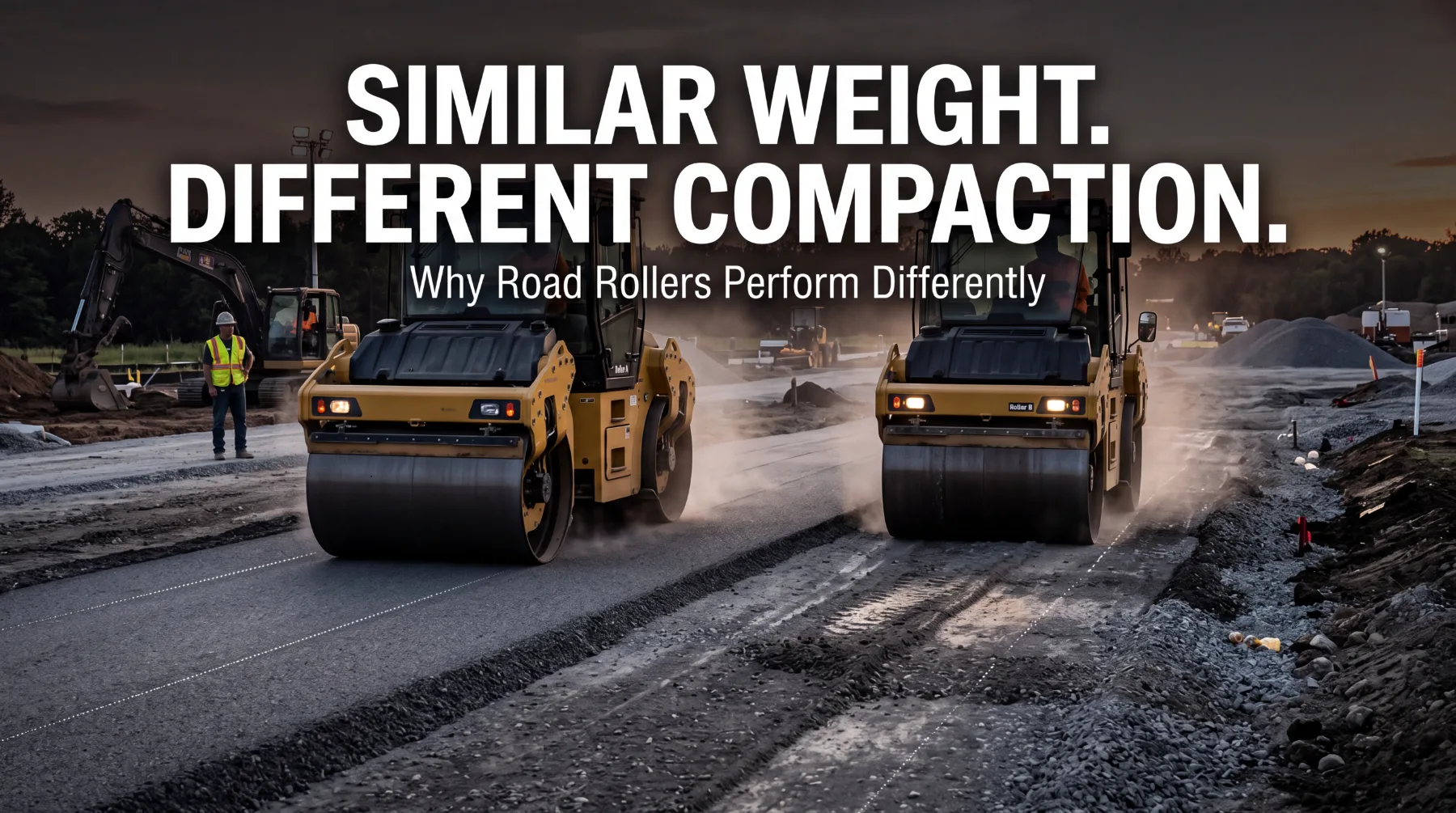 Why Two Road Rollers With Similar Weight Can Have Different Compaction Performance