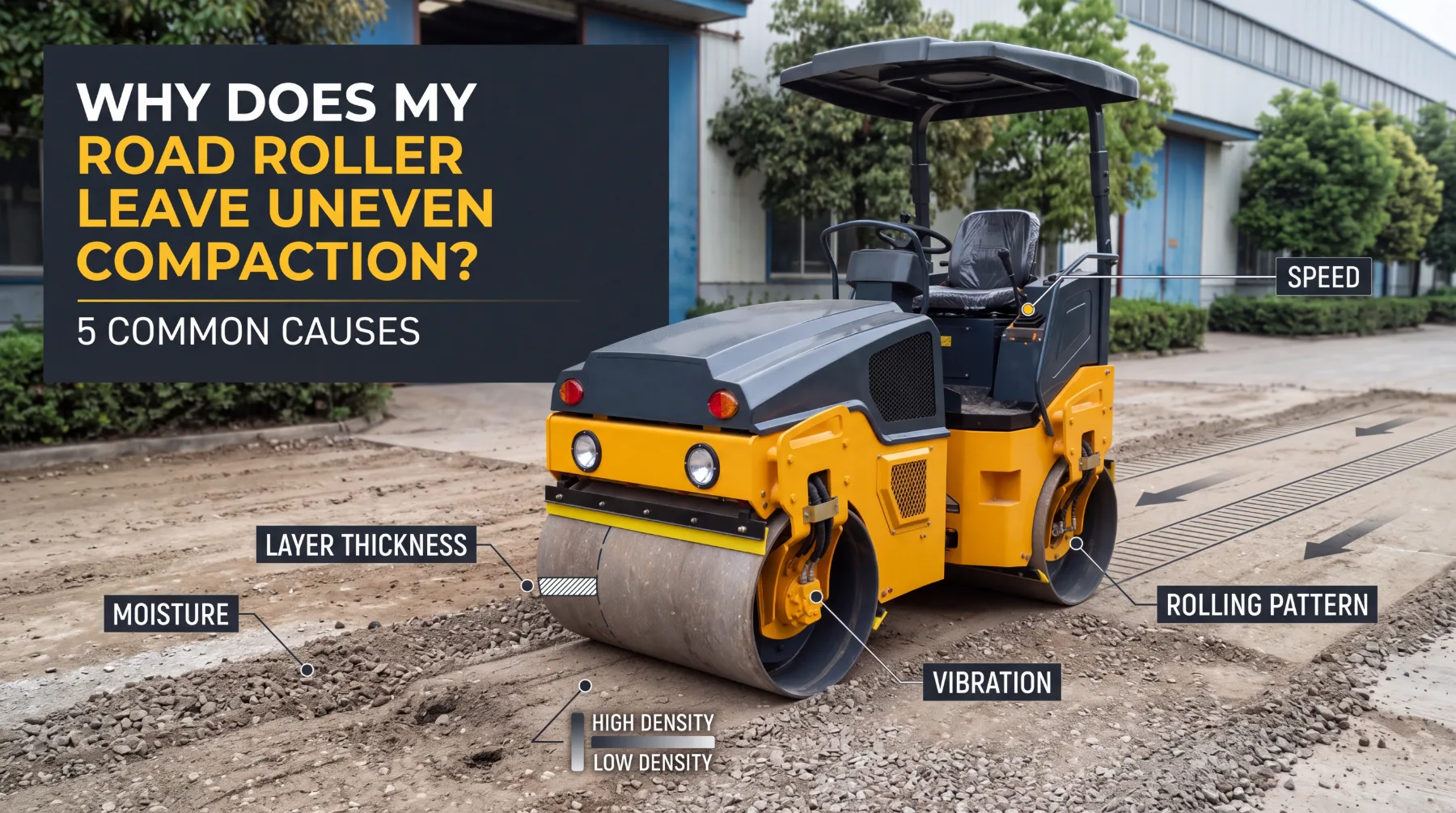 Why Does My Road Roller Leave Uneven Compaction