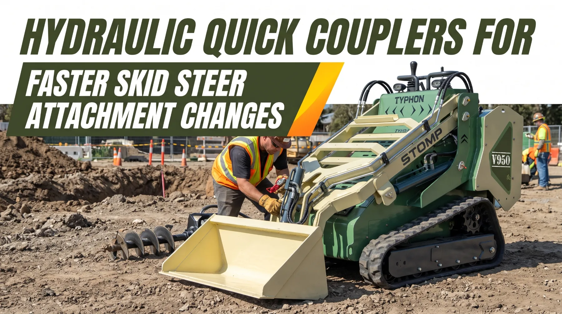 Hydraulic Quick Couplers for Faster Skid Steer Attachment Changes