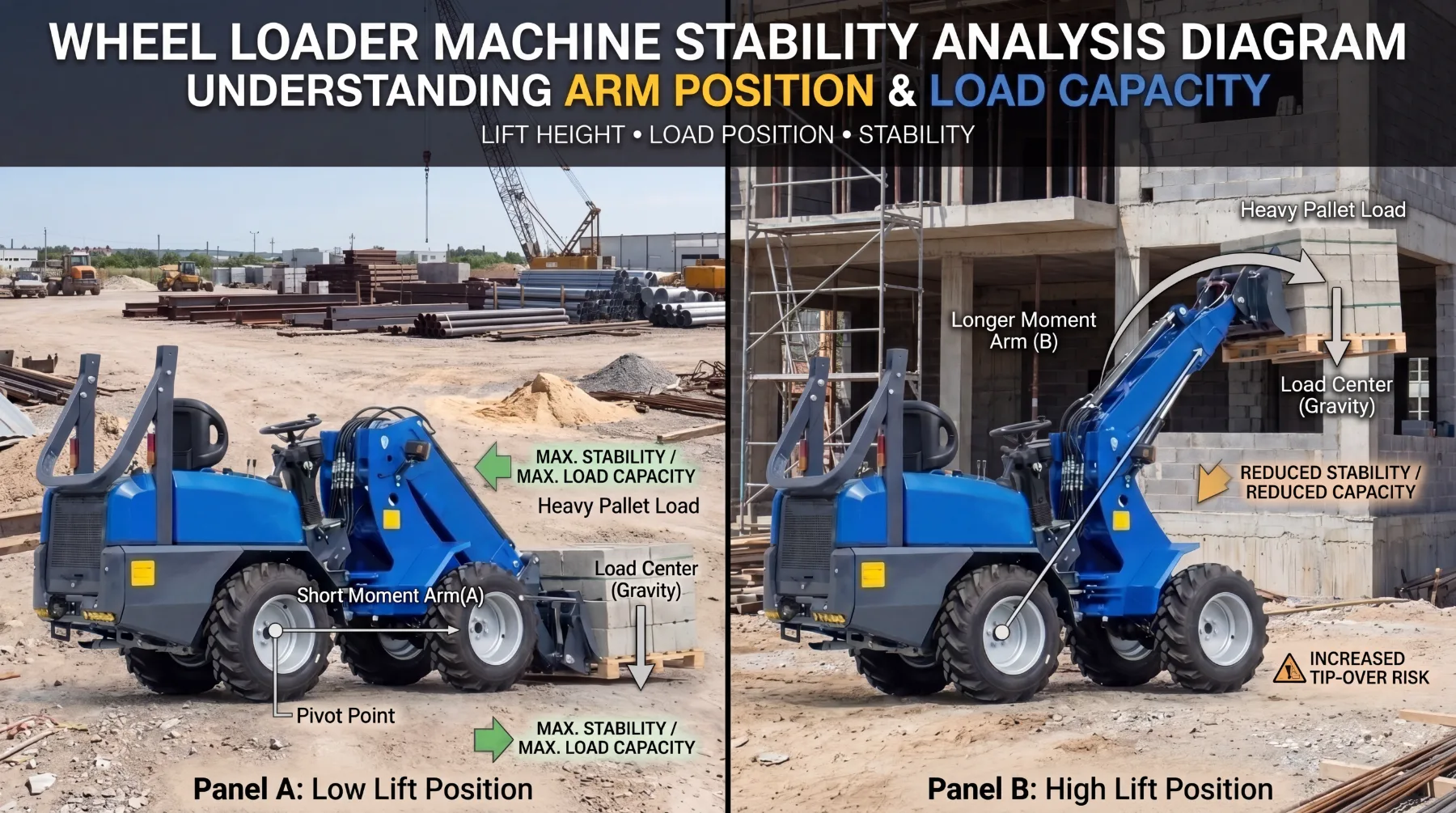 Wheel loader load capacity