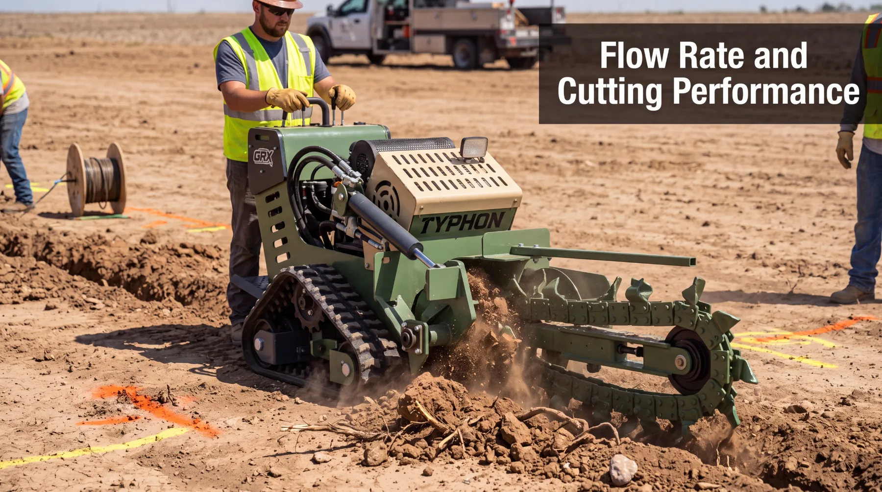 Why hydraulic flow matters for skid steer trencher performance