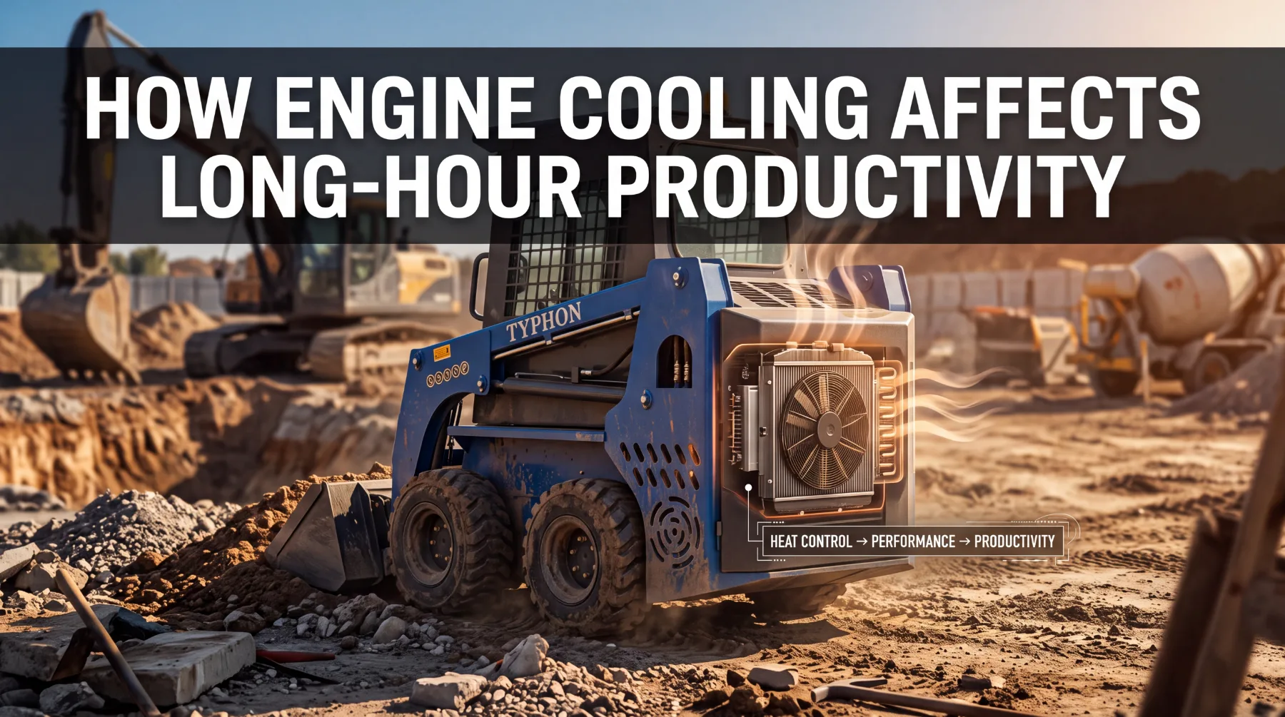 Skid Steer Engine Cooling: Maximizing Long-Hour Productivity