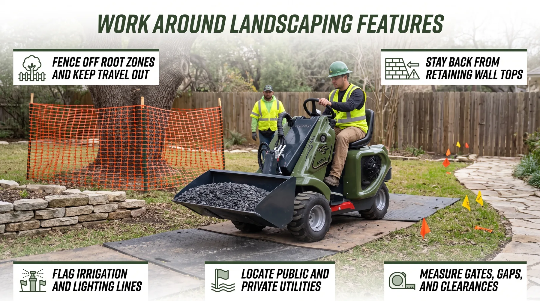 How a tri-loader supports landscaping and groundwork