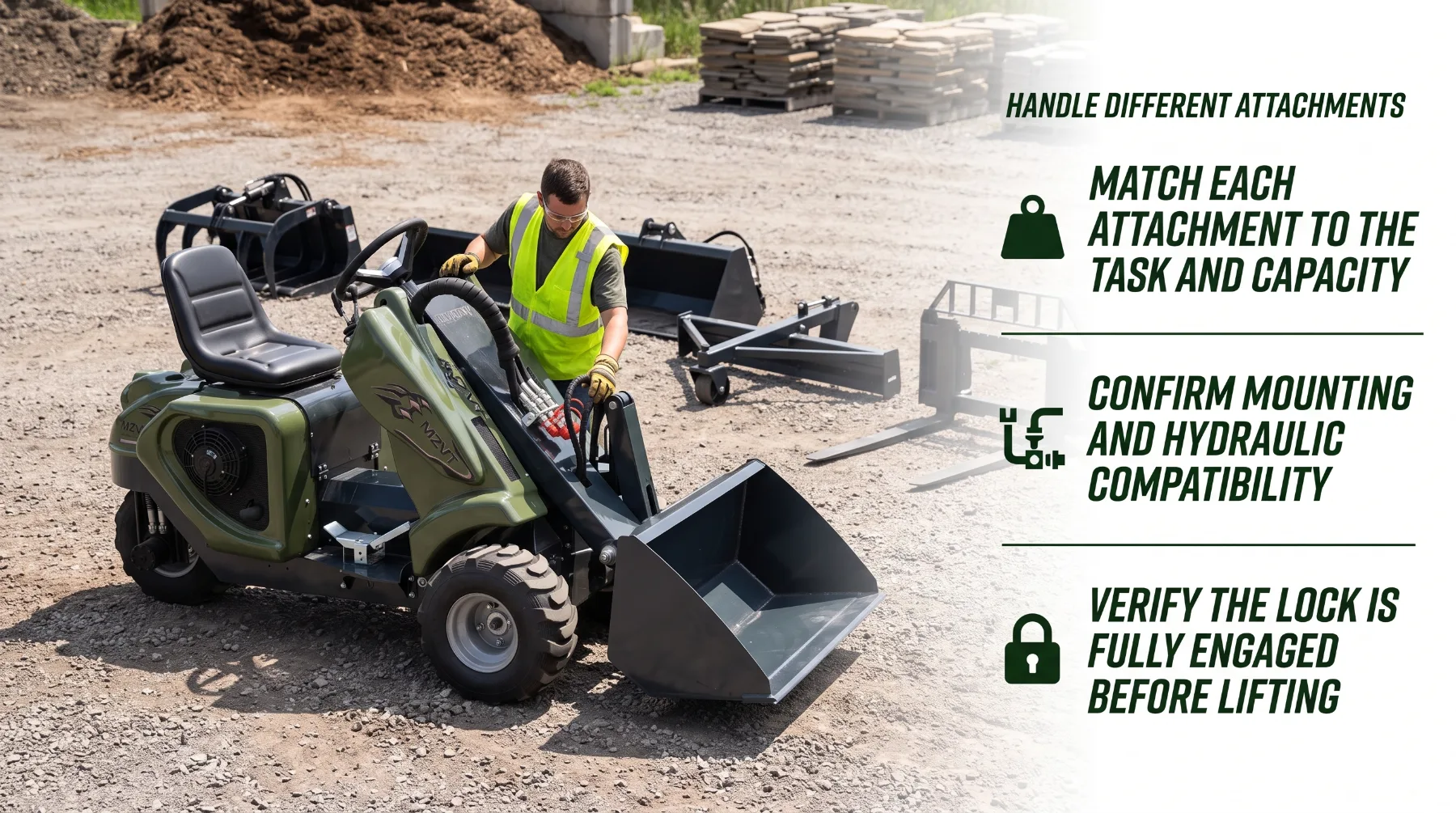 How a tri-loader supports landscaping and groundwork