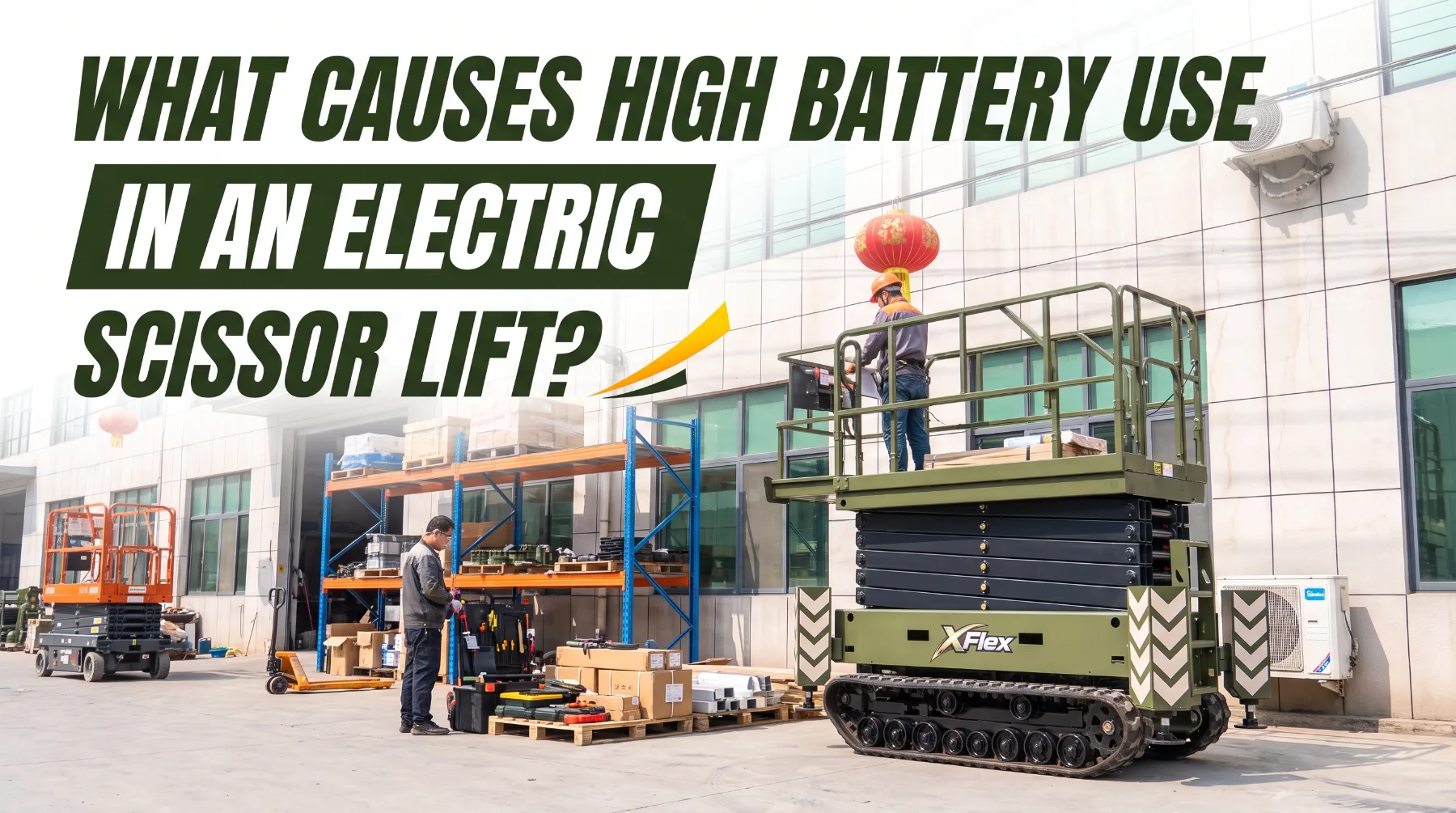 What Causes High Battery Use in an Electric Scissor Lift?