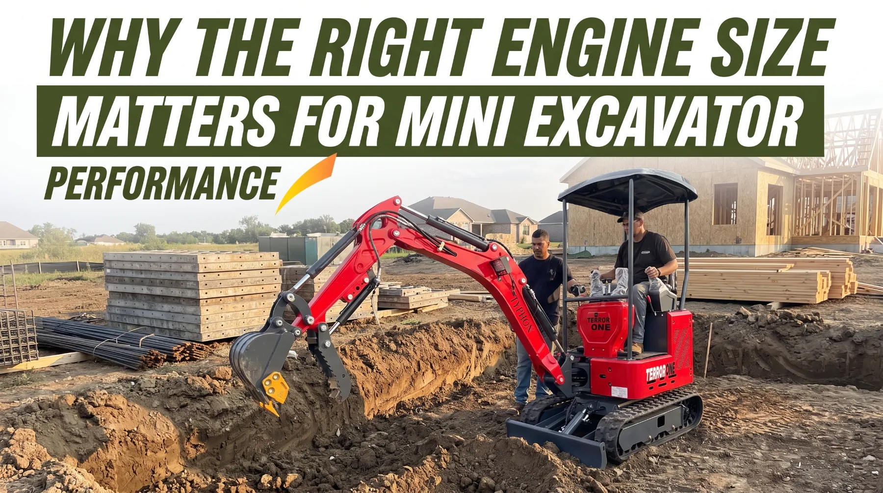 Why the Right Engine Size Matters for Mini Excavator Performance