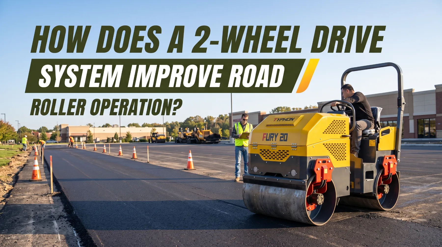 How Does a 2 Wheel Drive System Improve Road Roller Operation