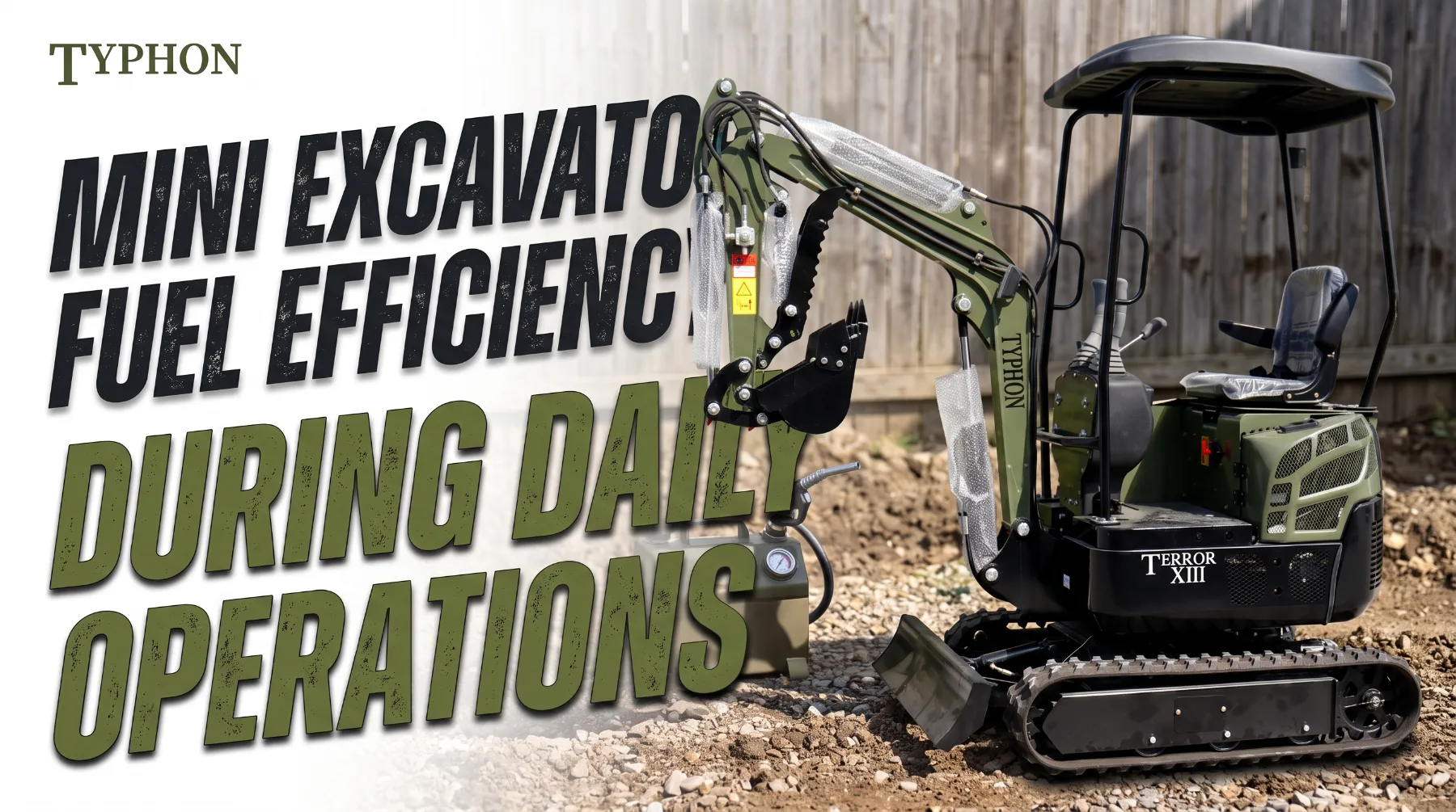 Mini Excavator Fuel Efficiency During Daily Operations