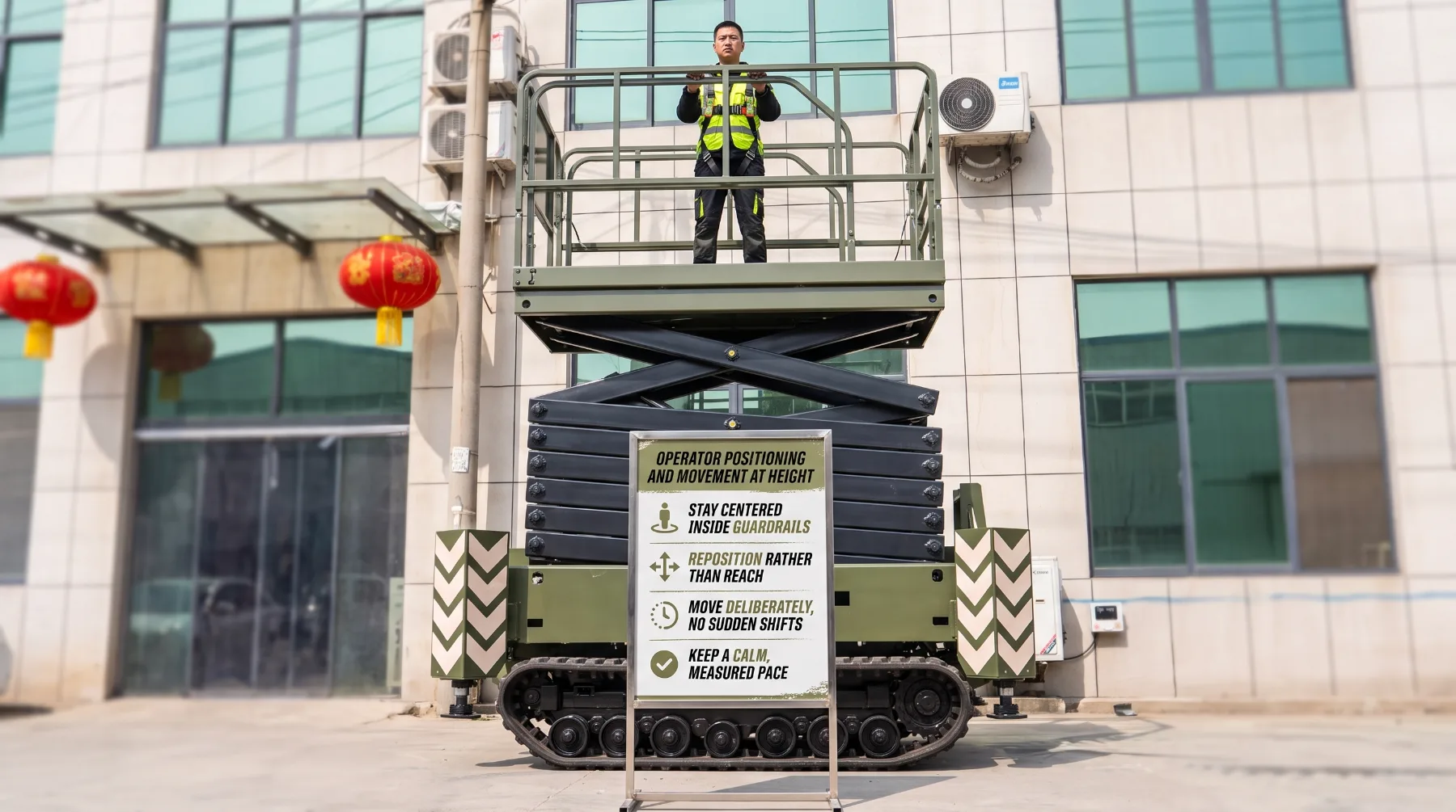 Operator Positioning and Movement at Height