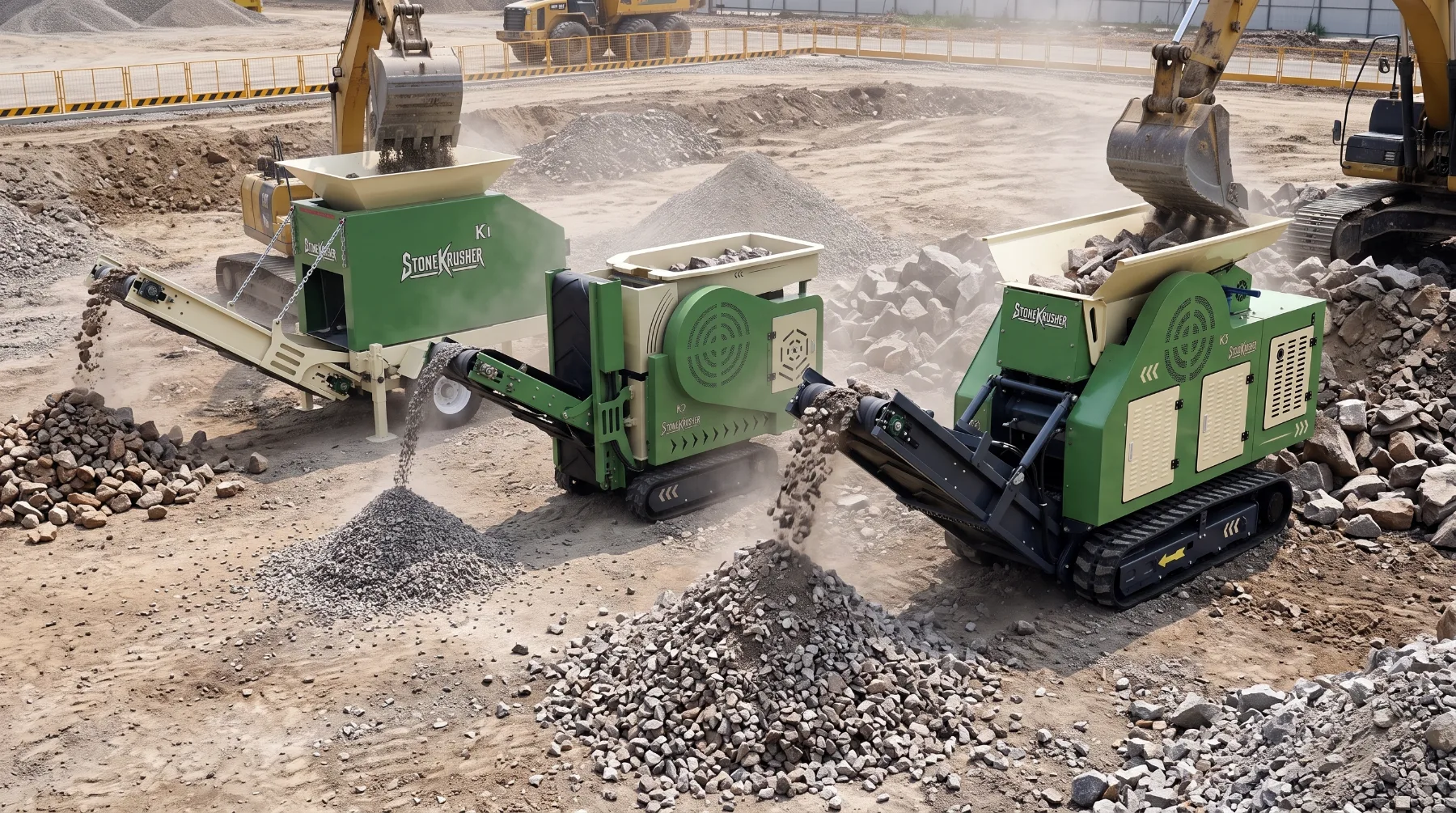 TYPHON StoneKrusher K1 K2 K3 stone crushers