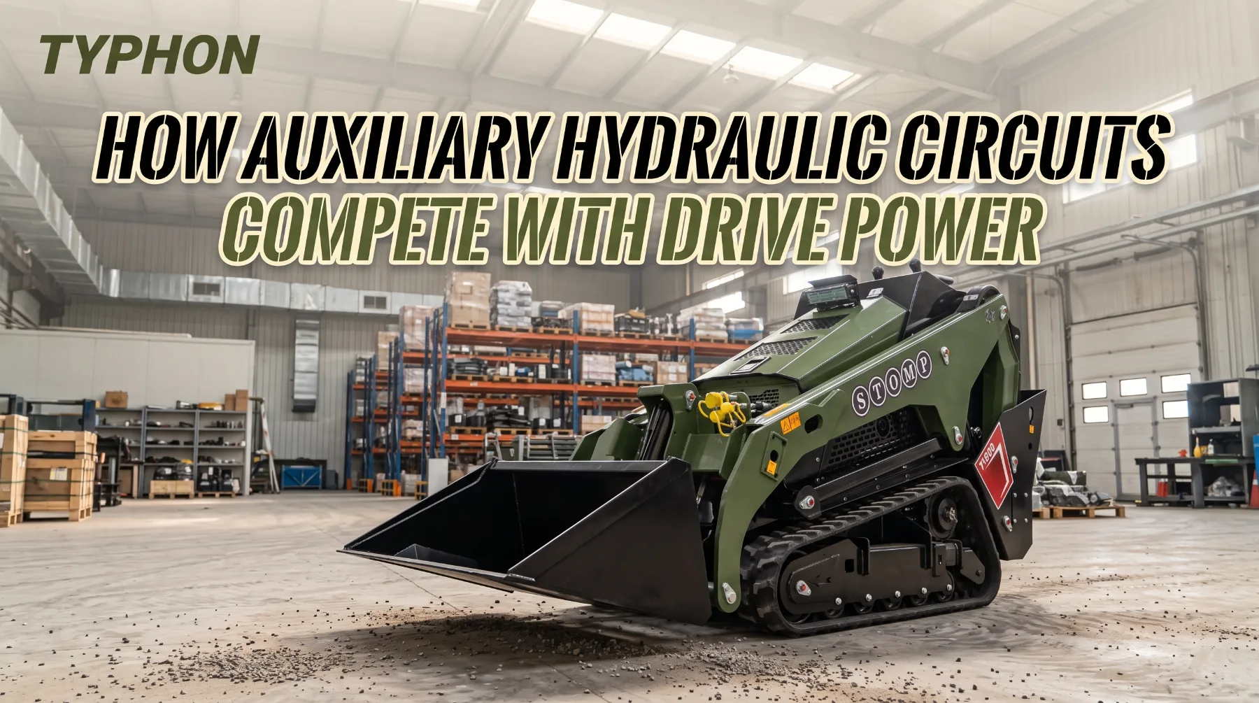 How Auxiliary Hydraulic Circuits Compete With Drive Power