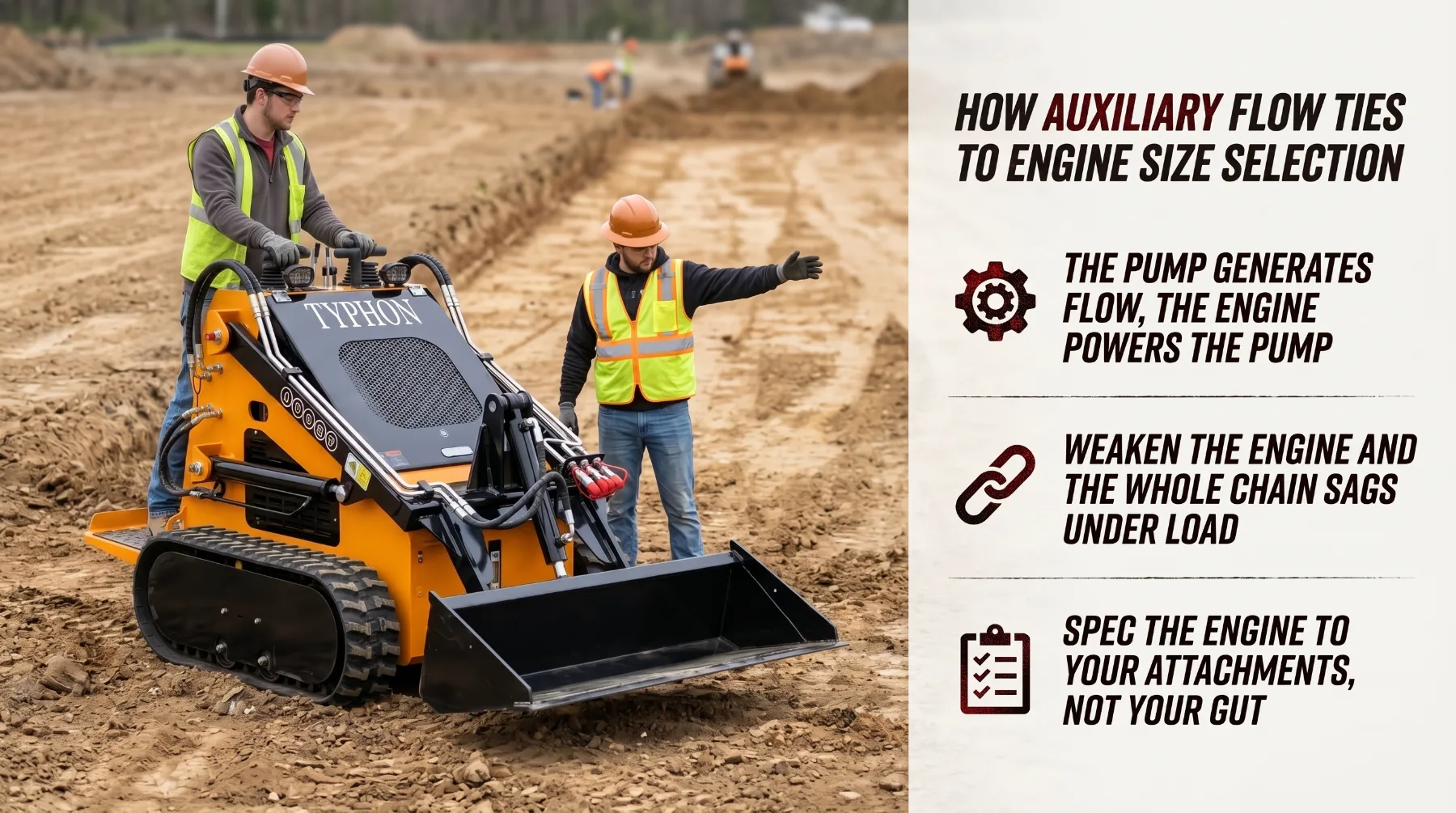 How Auxiliary Flow Ties to Engine Size Selection