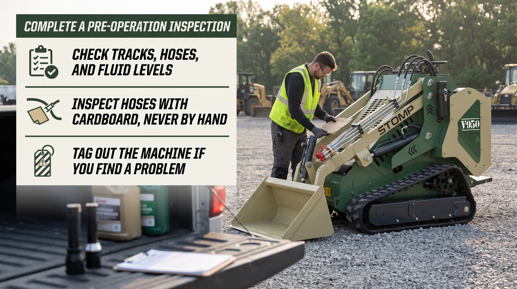Skid steer safety tips for construction jobsites