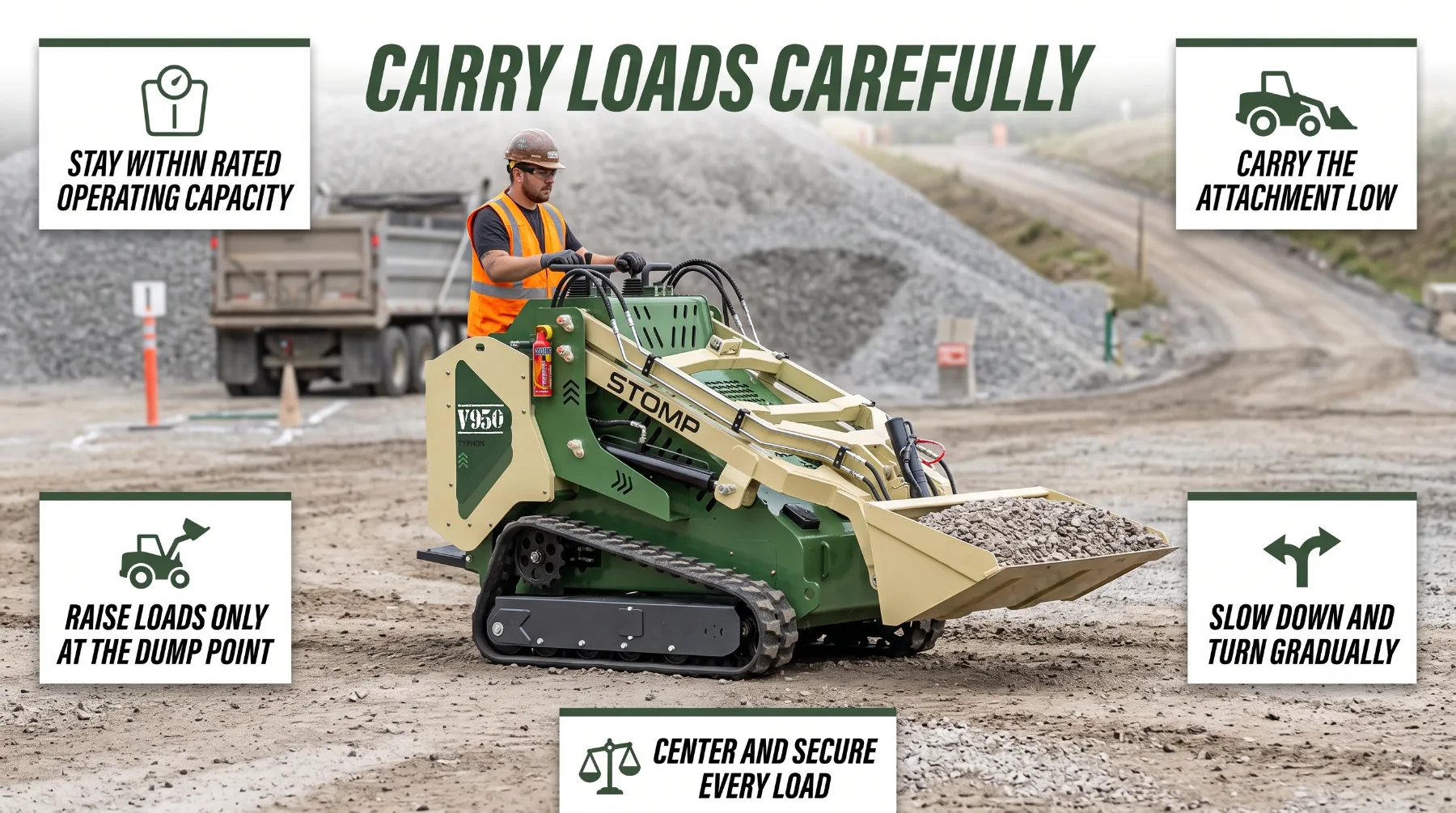 Skid steer safety tips for construction jobsites