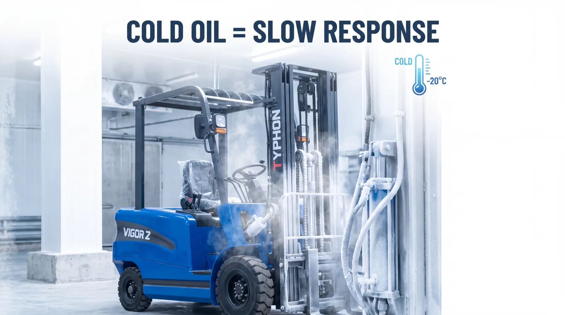 Forklift hydraulic oil