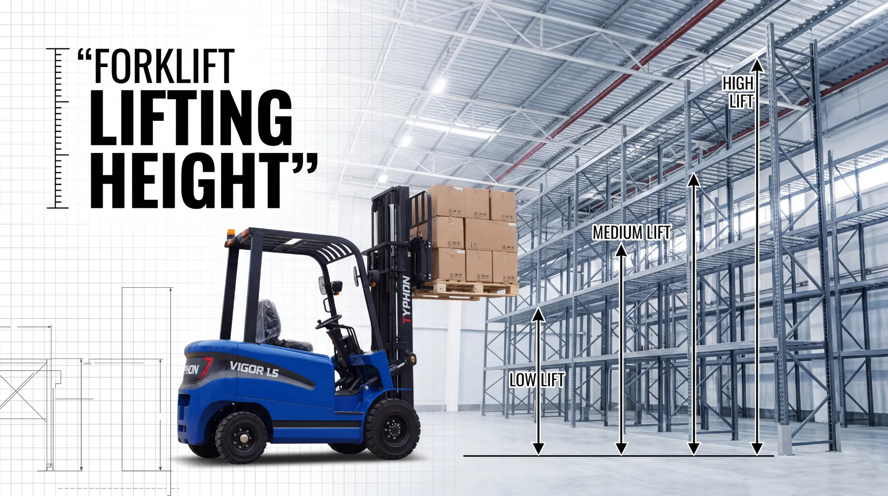 Forklift Lifting Height: Choosing the Right Height for Your Application