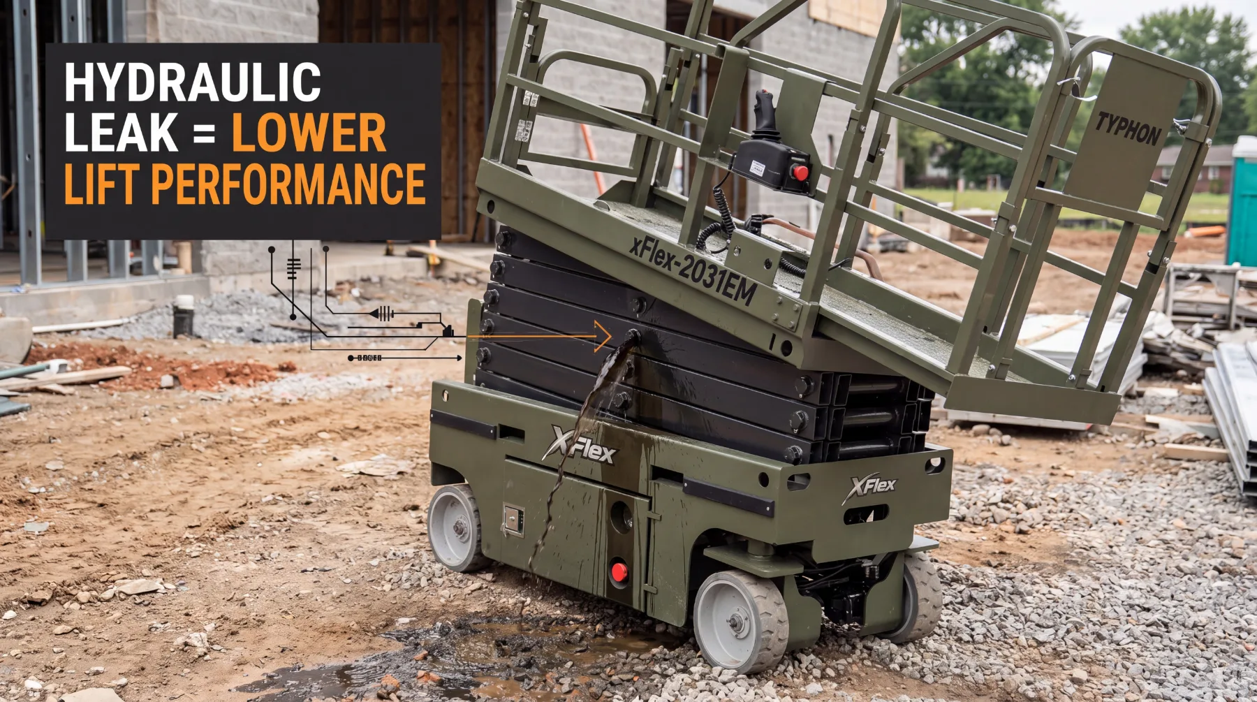 Hydraulic leak and lift performance