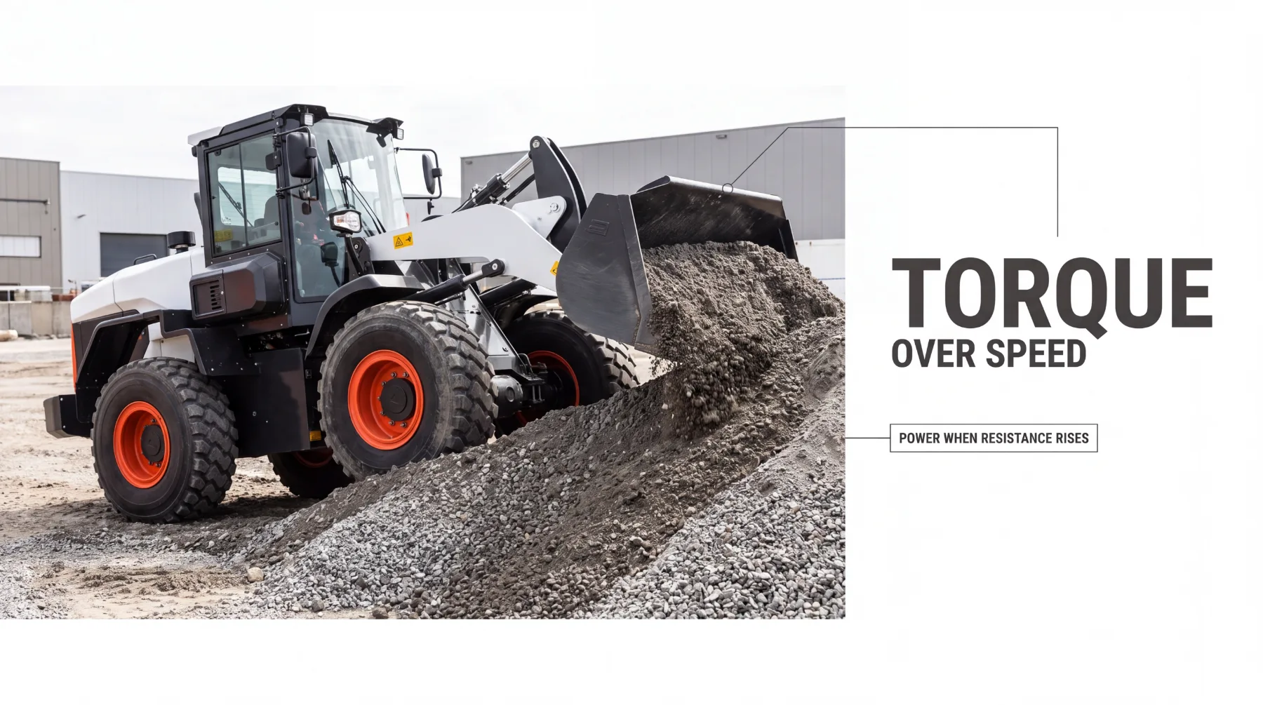Wheel loader low-speed torque