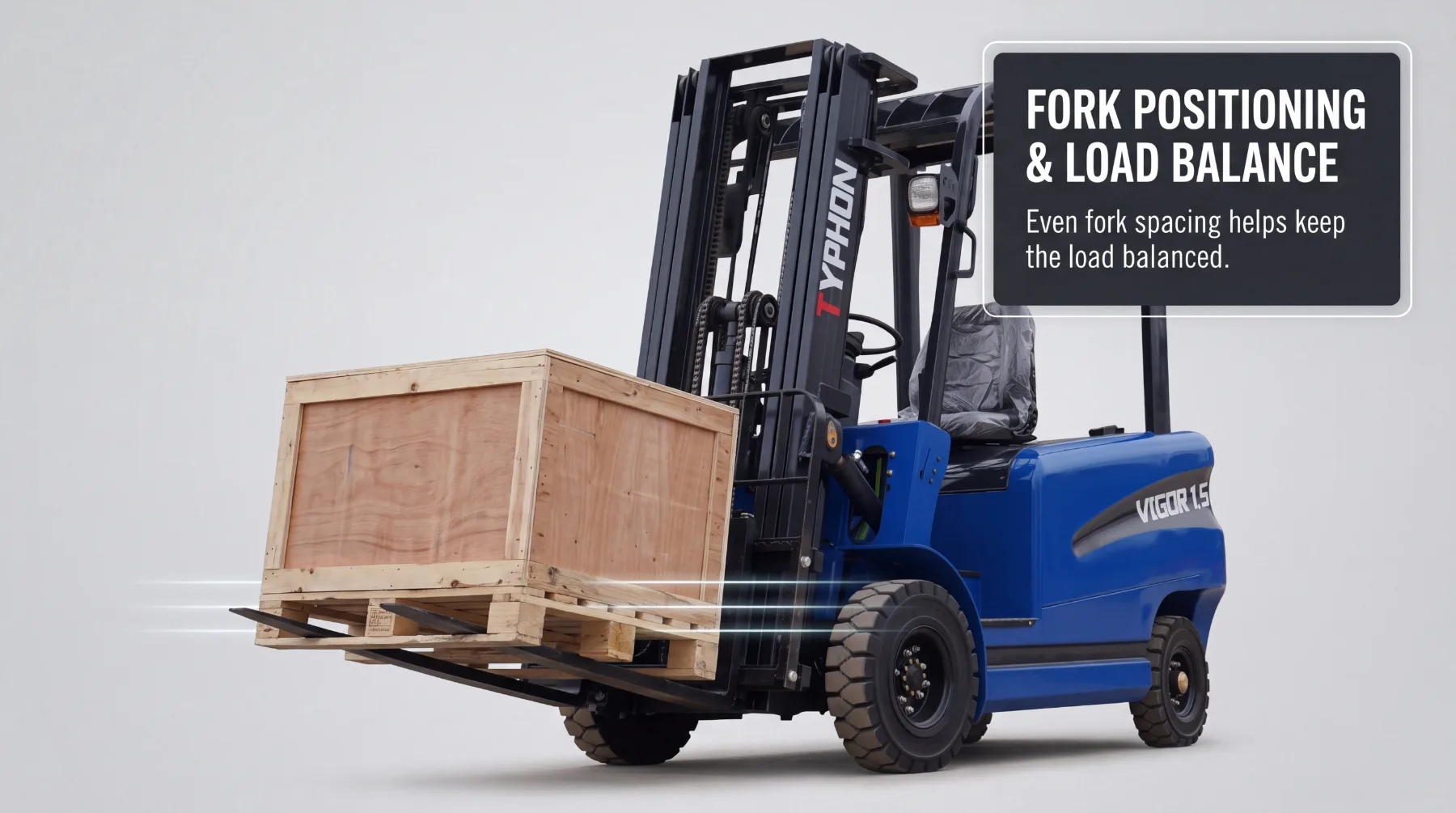 Fork positioning and load balance