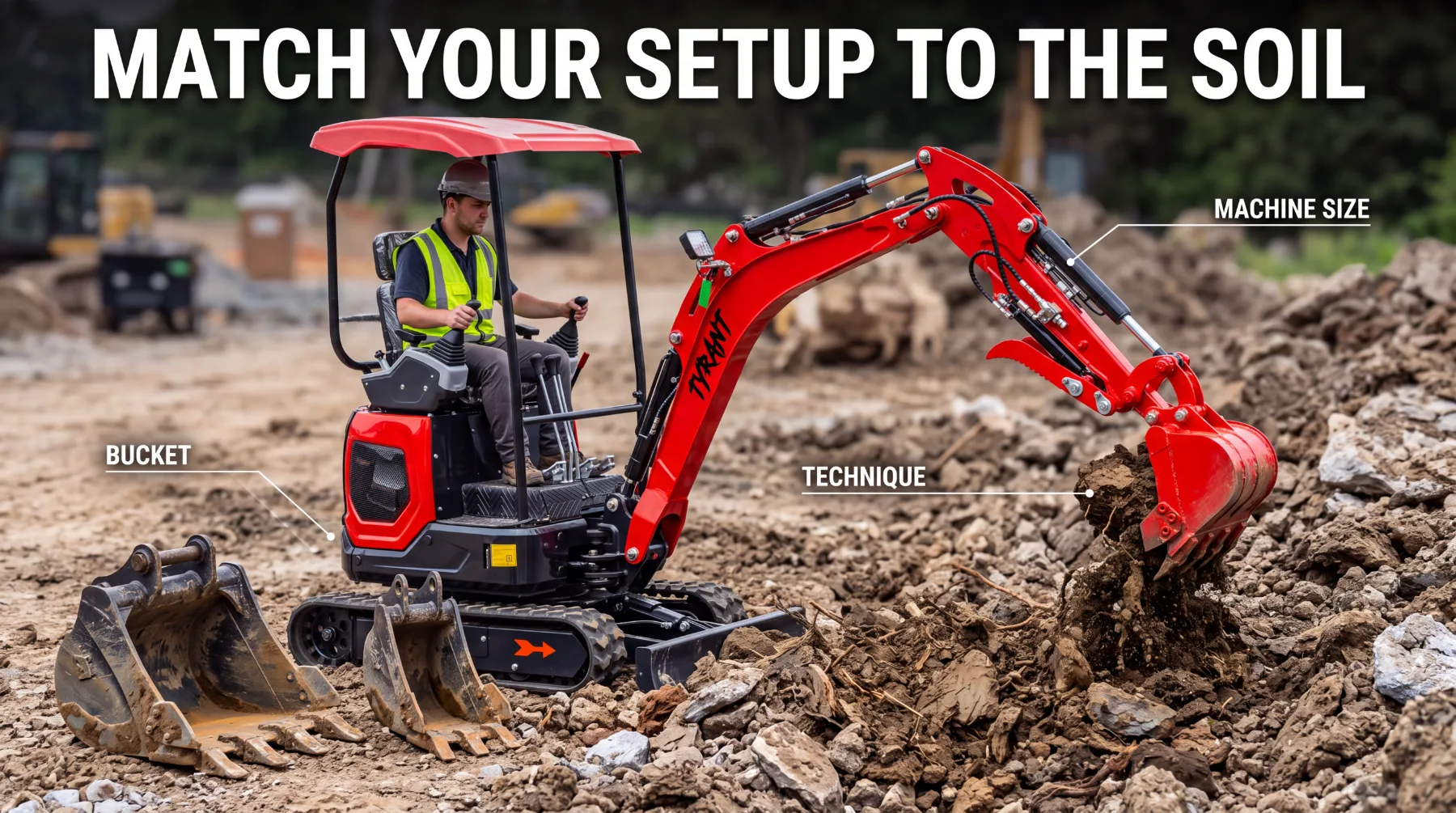 Soil Conditions and Excavator Setup