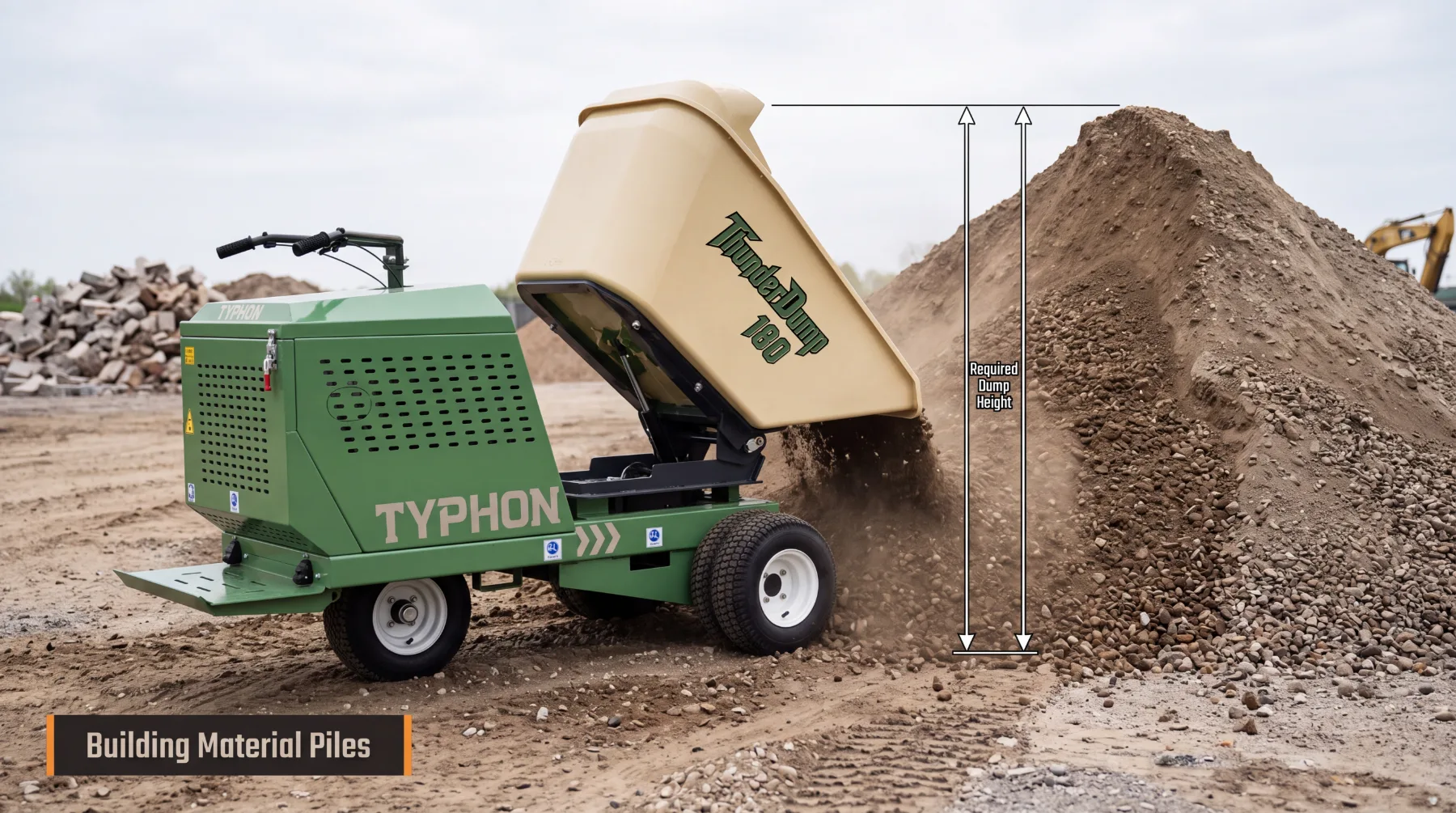 Dumper dump height