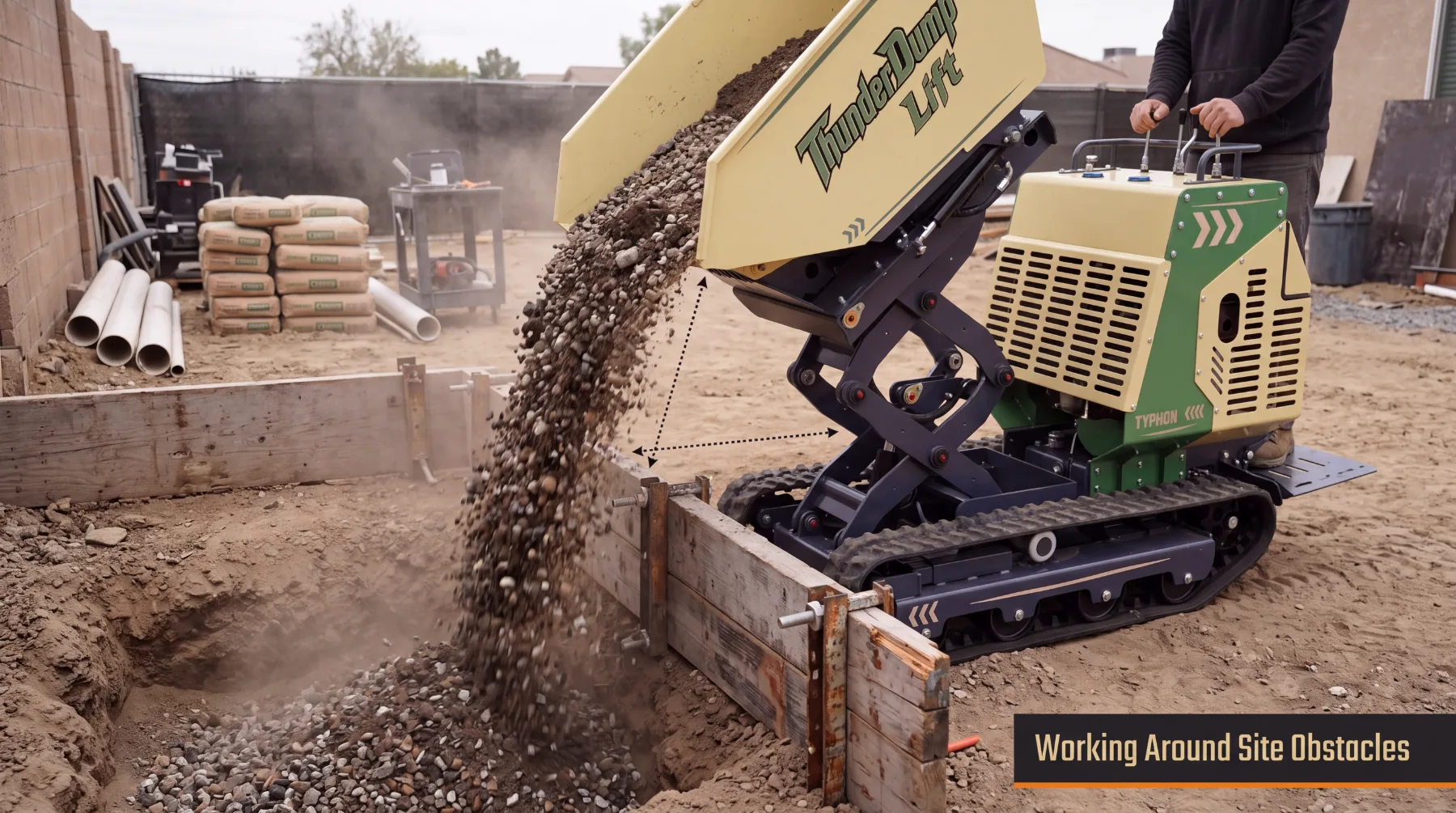 Dumper dump height