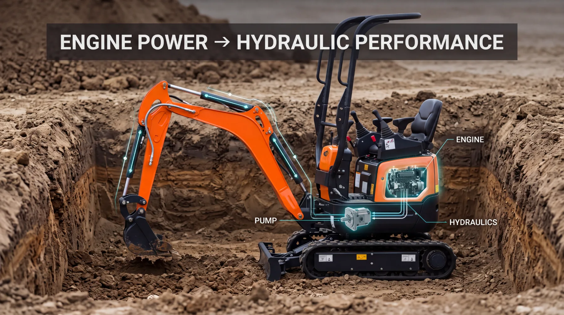Engine Power Must Support the Hydraulic System