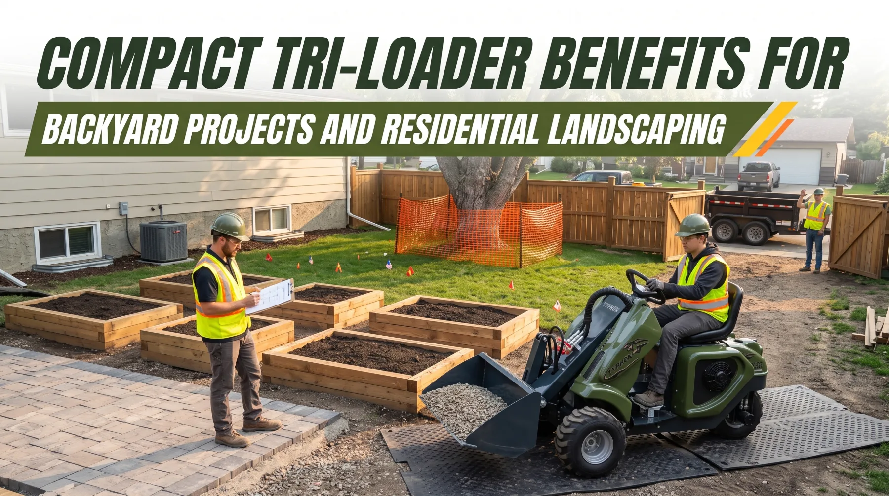 Compact Tri-Loader Benefits for Backyard Projects and Residential Landscaping