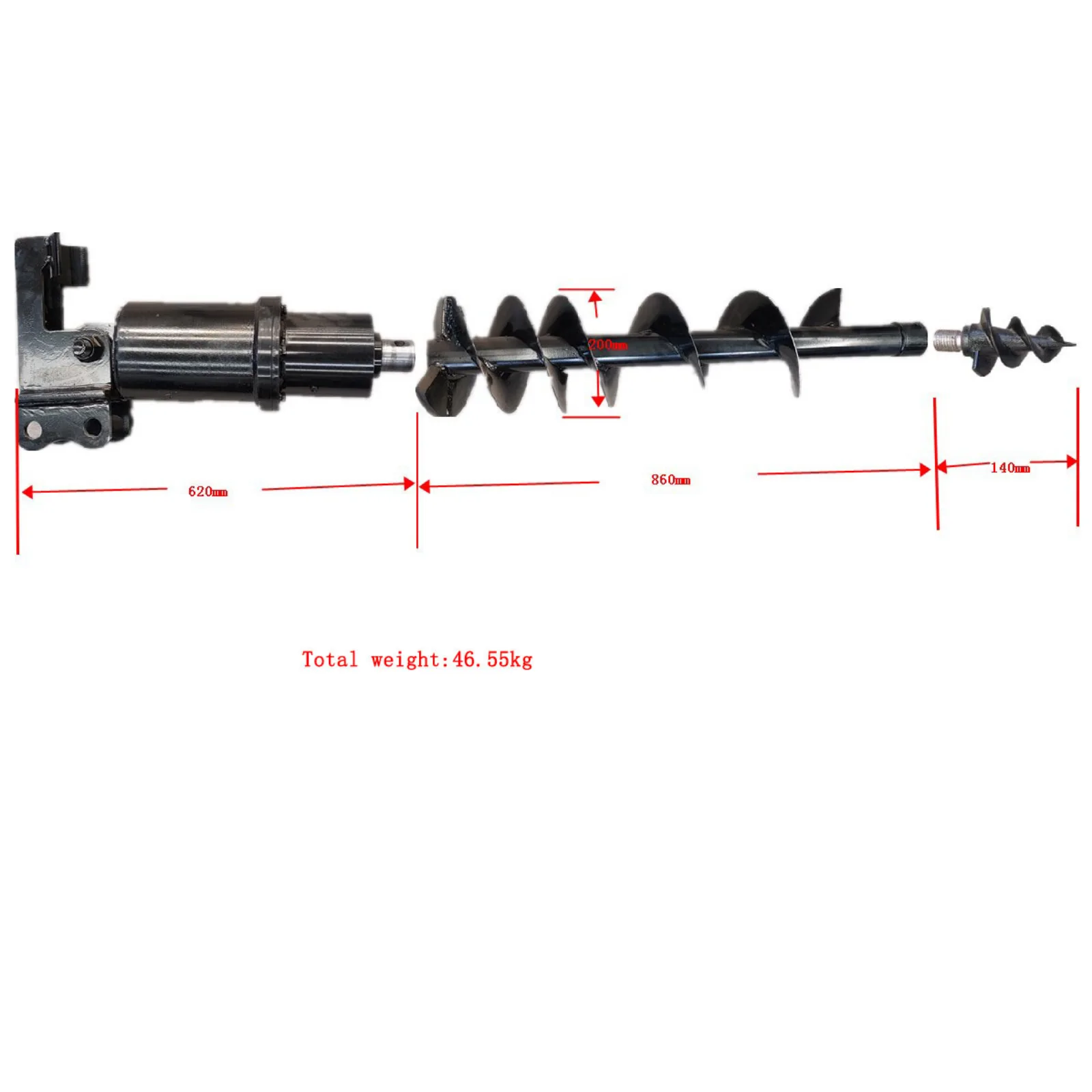 TYPHON Attachments Auger Drill Attachment for Mini Excavators Machinery USA from American Loader — image 2