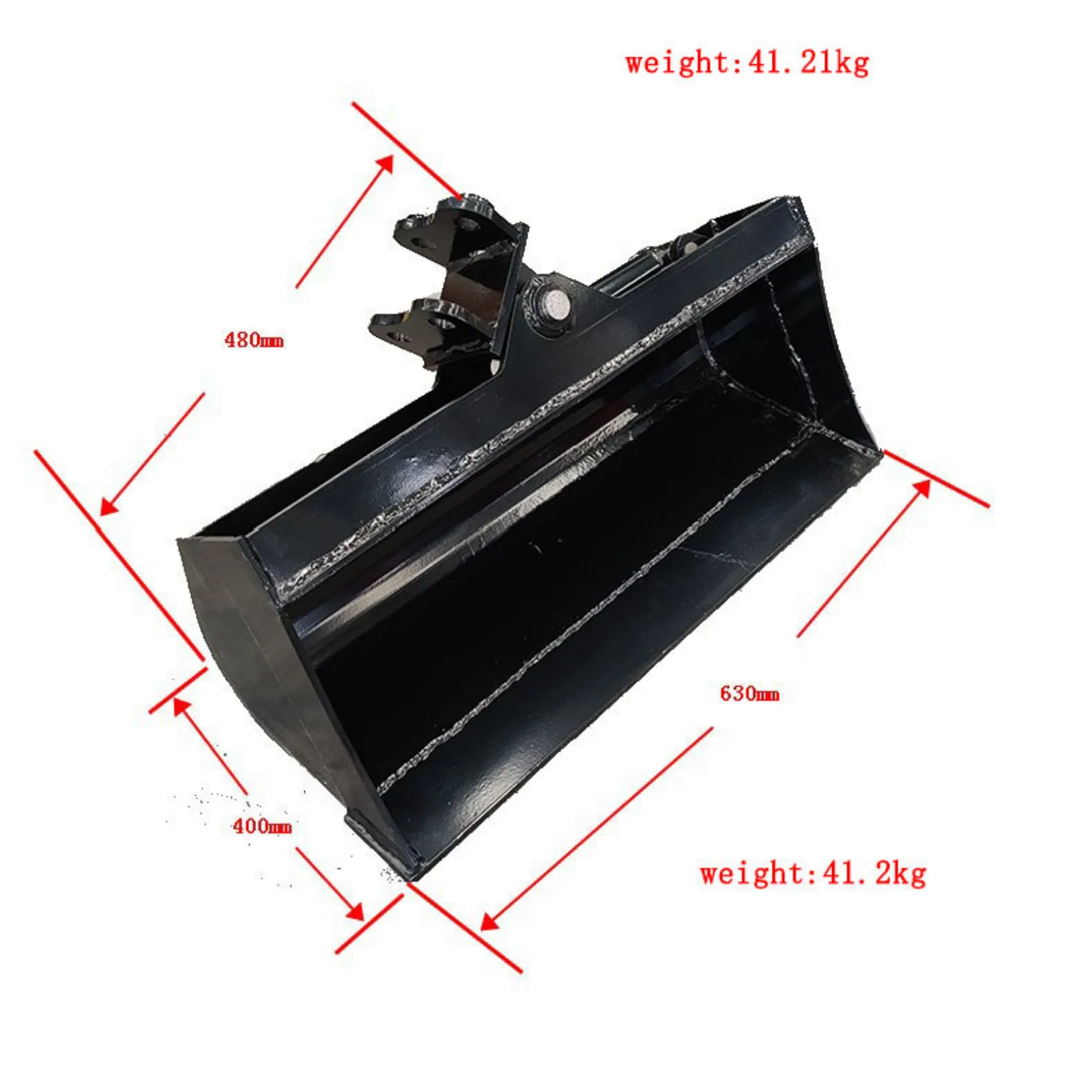 600mm Tilting Bucket: Attachment for TYPHON Mini Excavators USA from American Loader — image 4