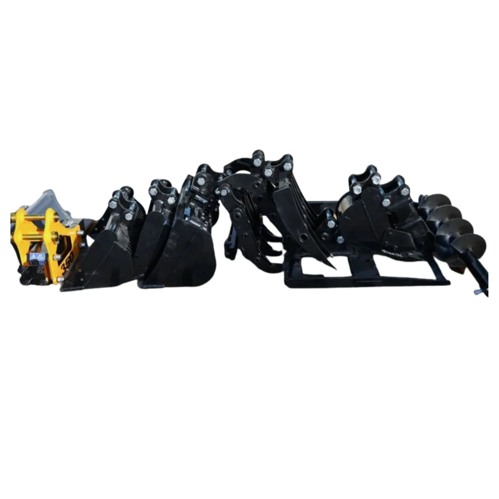 11-in-1 Mini Excavator Attachment Combo Kit All Essential Tools for Worksites from KONSTRUCTZ