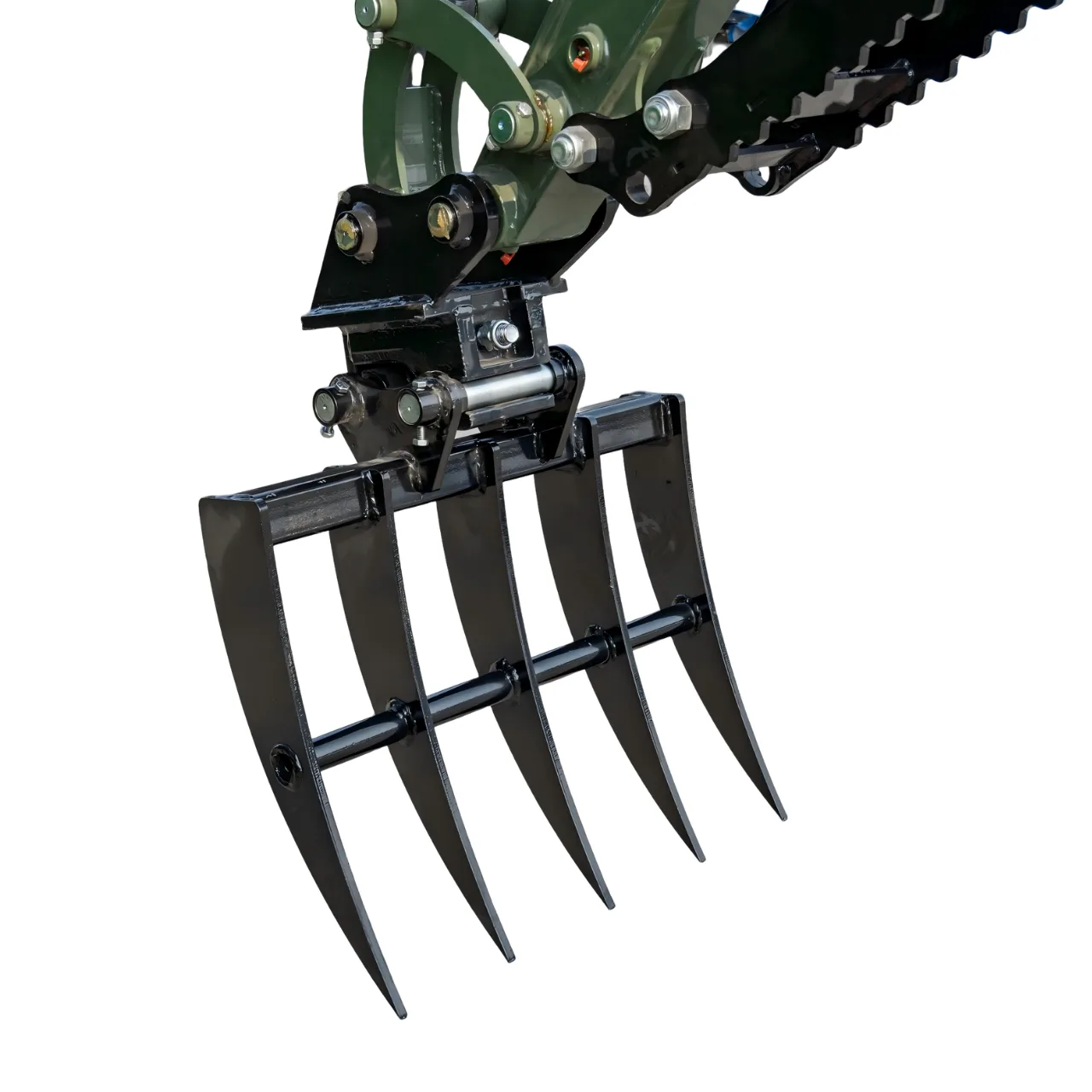 Mini Excavator Rake Compact Attachment General for for TERROR XXV and other 2.1-3 Ton Mini Excavators USA from KONSTRUCTZ