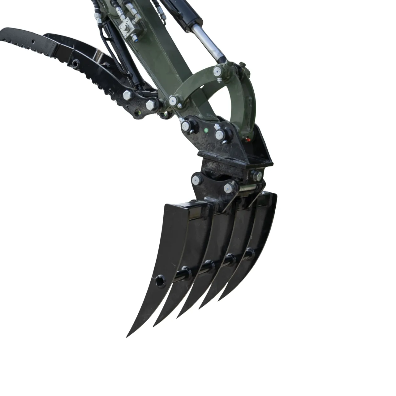 Mini Excavator Rake Compact Attachment General for for TERROR XXV and other 2.1-3 Ton Mini Excavators USA from American Loader — image 4