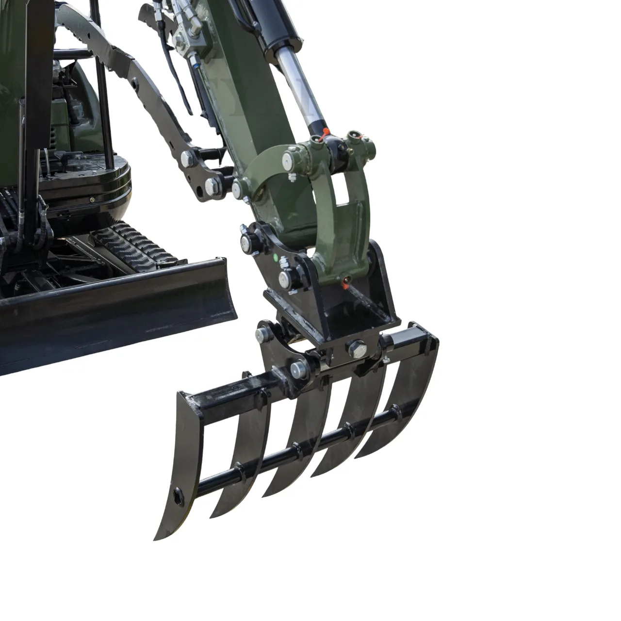 Mini Excavator Rake Compact Attachment General for for TERROR XXV and other 2.1-3 Ton Mini Excavators USA from American Loader — image 5