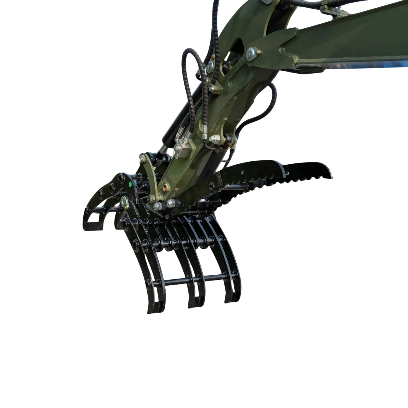 Compact Grapple Attachment for TERROR XXV and other 2.1-3 Ton Mini Excavators Wide Opening Wood Grab USA from American Loader — image 2