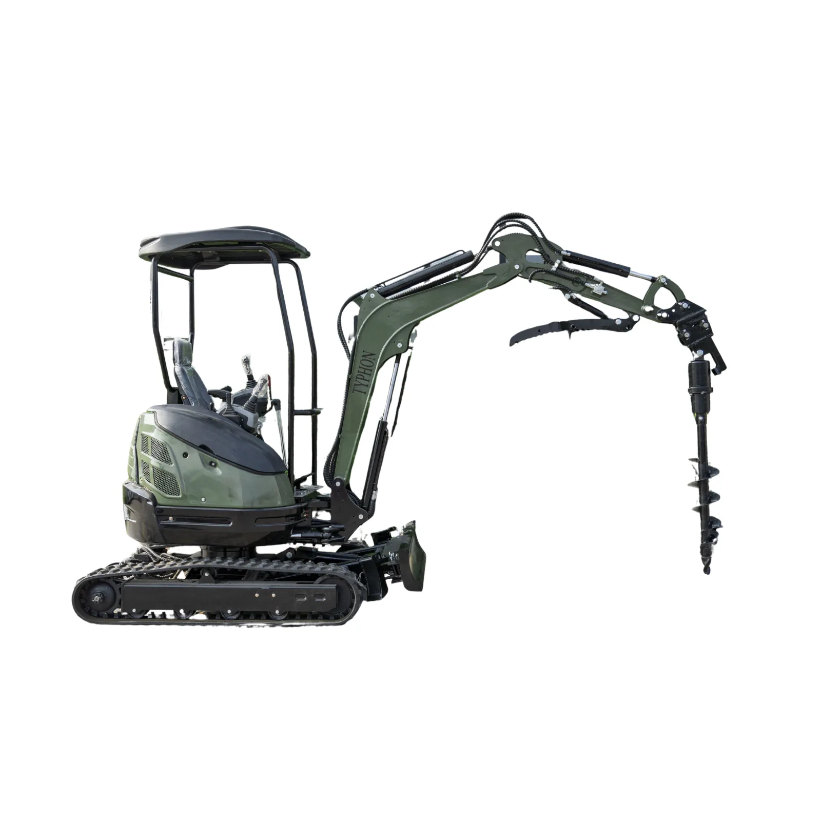 Auger Attachment 7.9in Auger Bit Earth Drilling USA for TERROR XXV and other 2.1-3 Ton Mini Excavators from American Loader — image 5