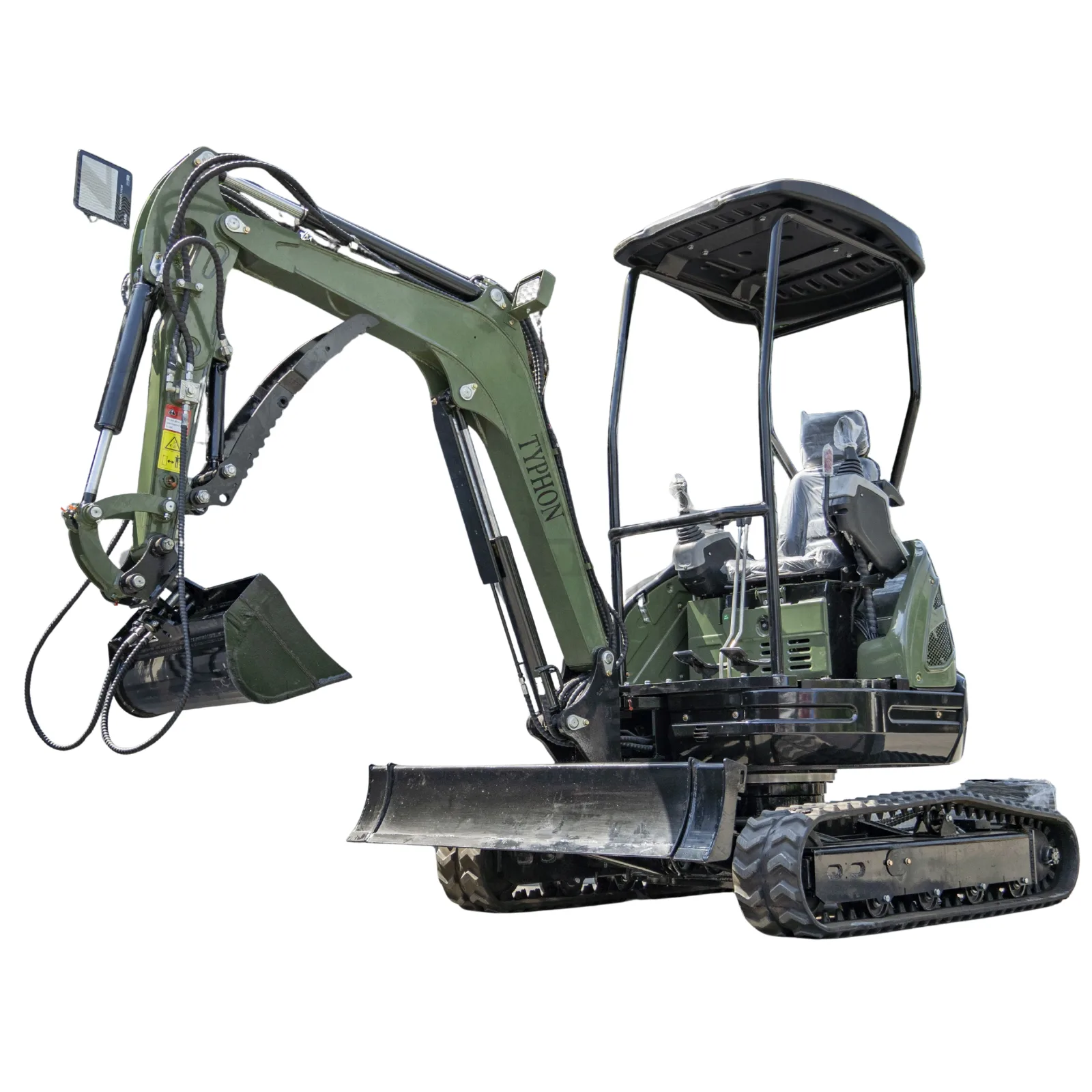 800mm Tilting Bucket Attachment Hydraulic Digging Bucket USA for TERROR XXV and other 2.1-3 Ton Mini Excavators from American Loader — image 5