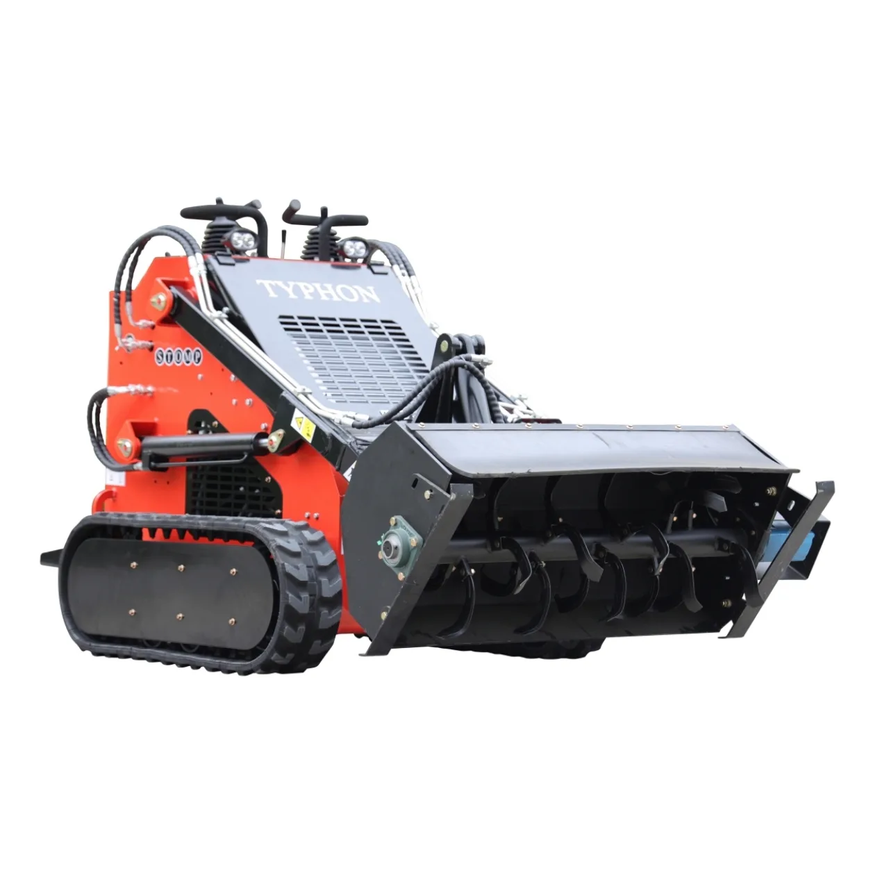 Skid Steer Loader Rotary Plow Tiller Attachment USA from KONSTRUCTZ