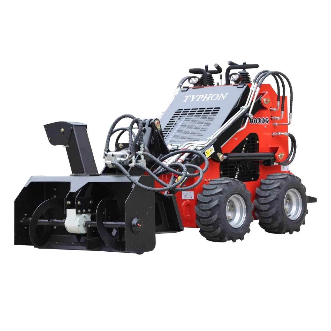TYPHON Skid Steer Loader Snow Blower Attachment USA from KONSTRUCTZ