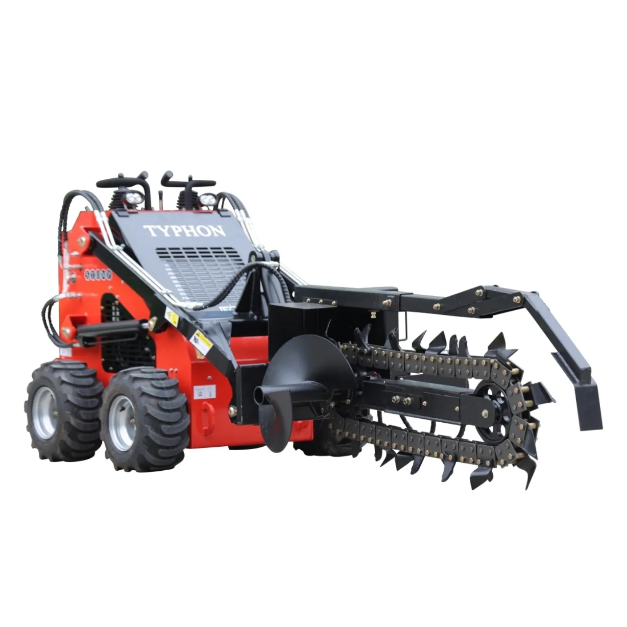 TYPHON Skid Steer Loader Trencher Attachment USA from KONSTRUCTZ