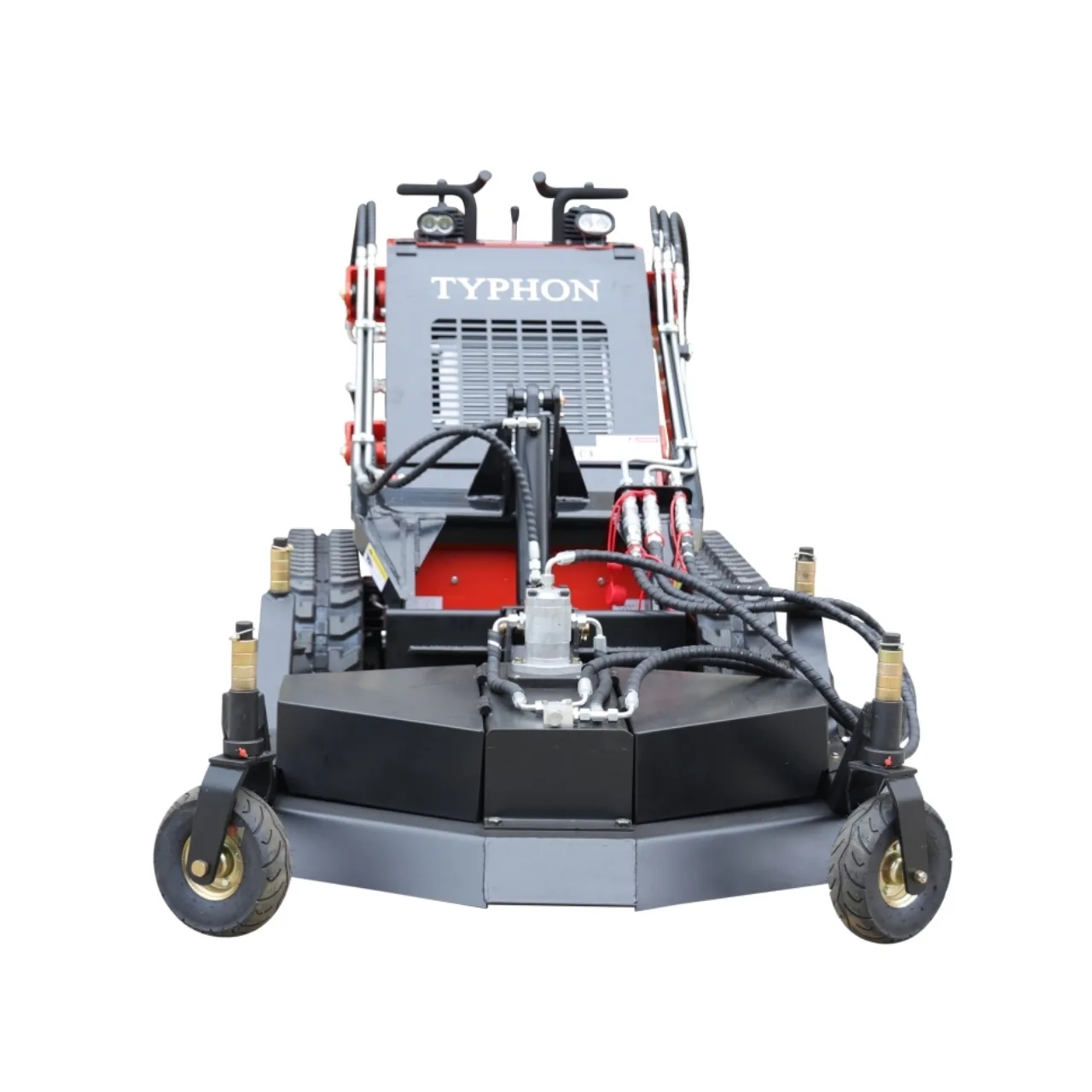 Skid Steer Loader Lawn Mower Attachment USA from KONSTRUCTZ