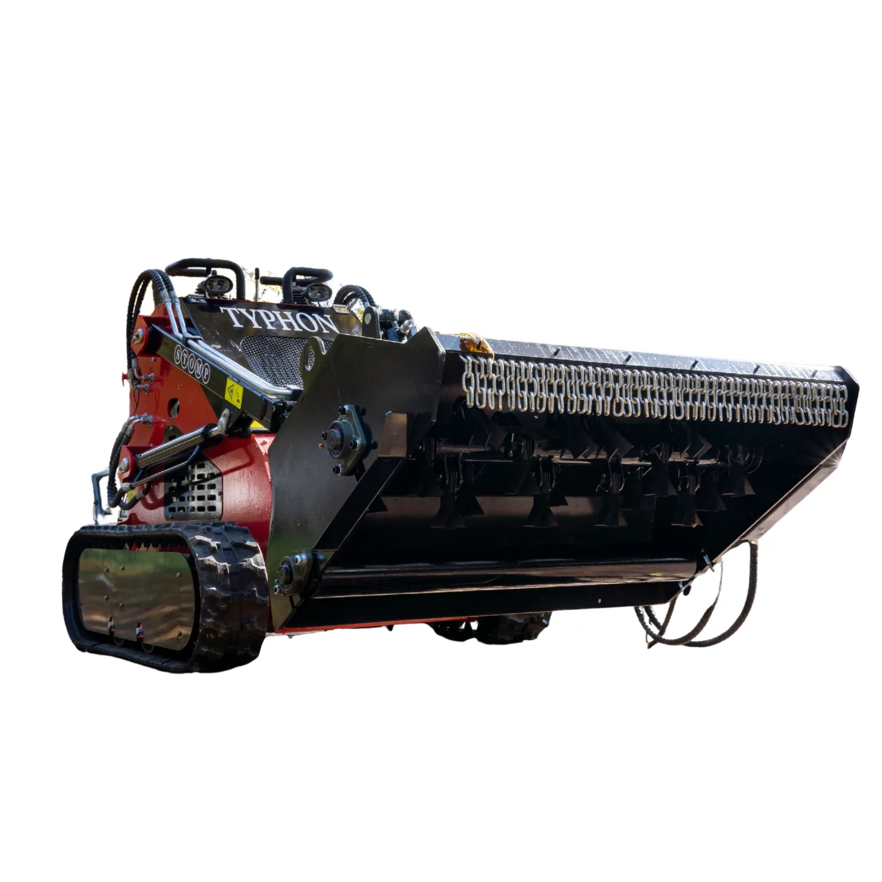 1450mm Heavy Duty Flail Mower Attachment 19 Teeth for TYPHON Mini Skid Steer from KONSTRUCTZ