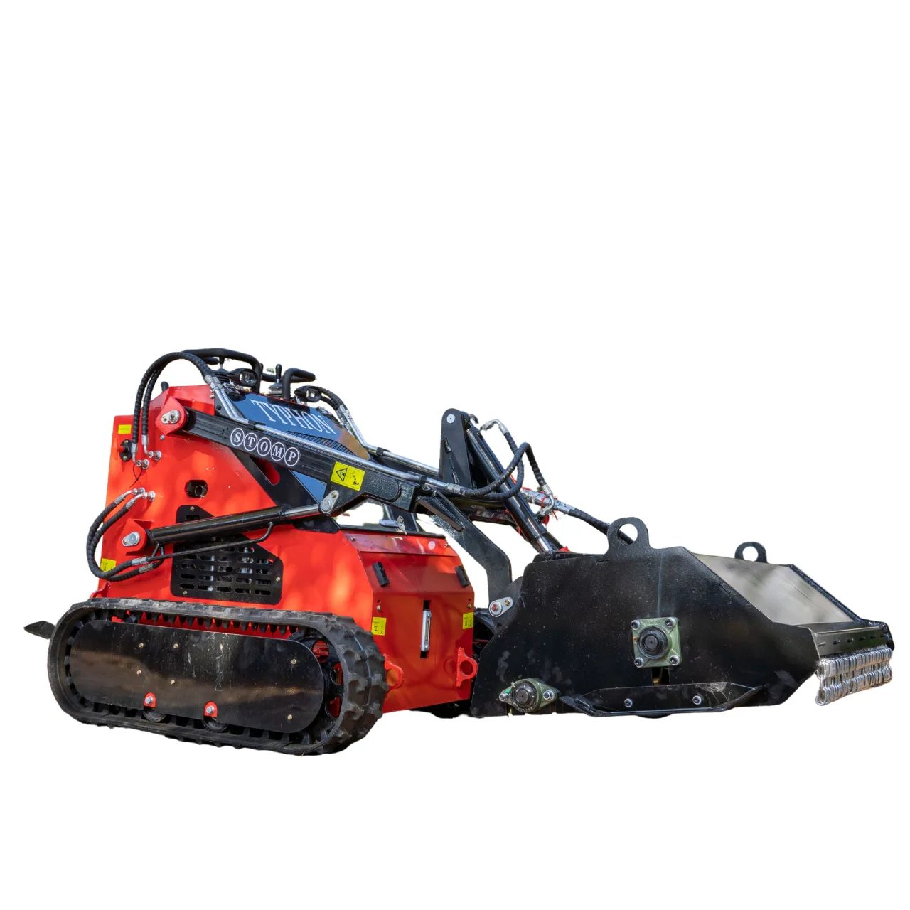 1450mm Heavy Duty Flail Mower Attachment 19 Teeth for TYPHON Mini Skid Steer from American Loader — image 3