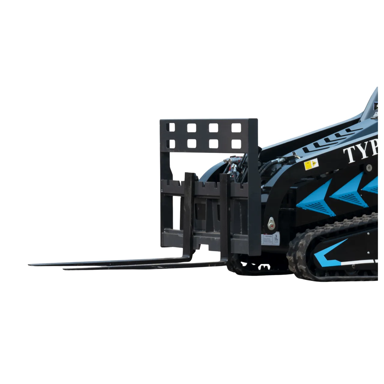 1000mm Pallet Fork & Hay Frame Attachment for TYPHON STOMP X1300 & STOMP 509 Mini Skid Steers from American Loader — image 5